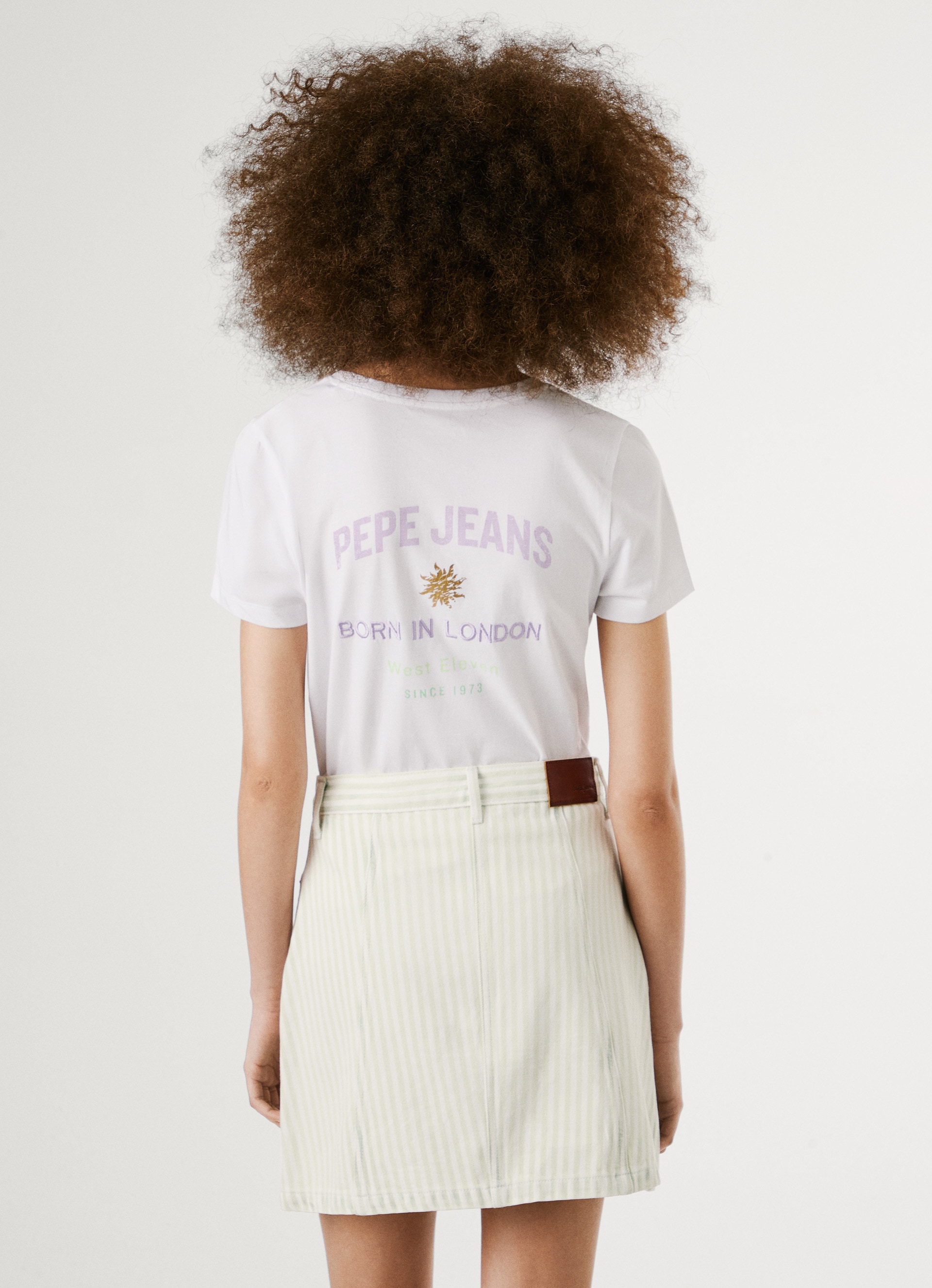 Pepe Jeans T-Shirt »AMANDA« mit Stick- und Druckelementen