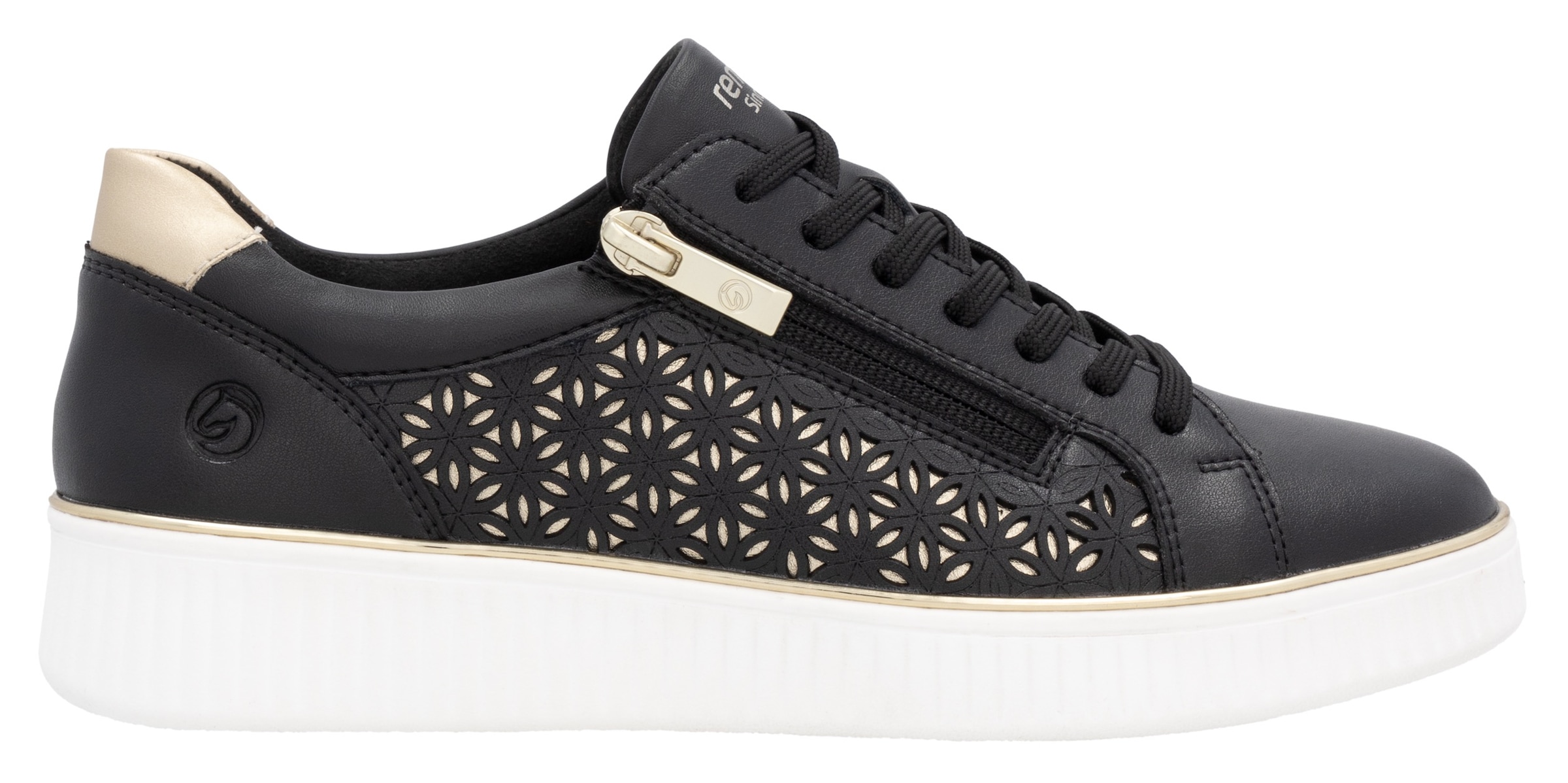 Remonte Plateausneaker, Freizeitschuh, Schnürer, Halbschuh mit Perforation