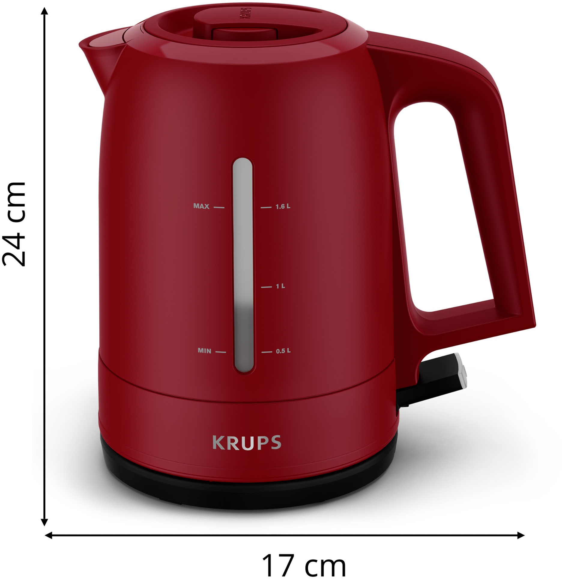 Tefal Wasserkocher »BW2445 Pro Aroma«, 1,6 l, 2400 W, verschließbarer Deckel, großes Fassungsvermögen von 1,6 l