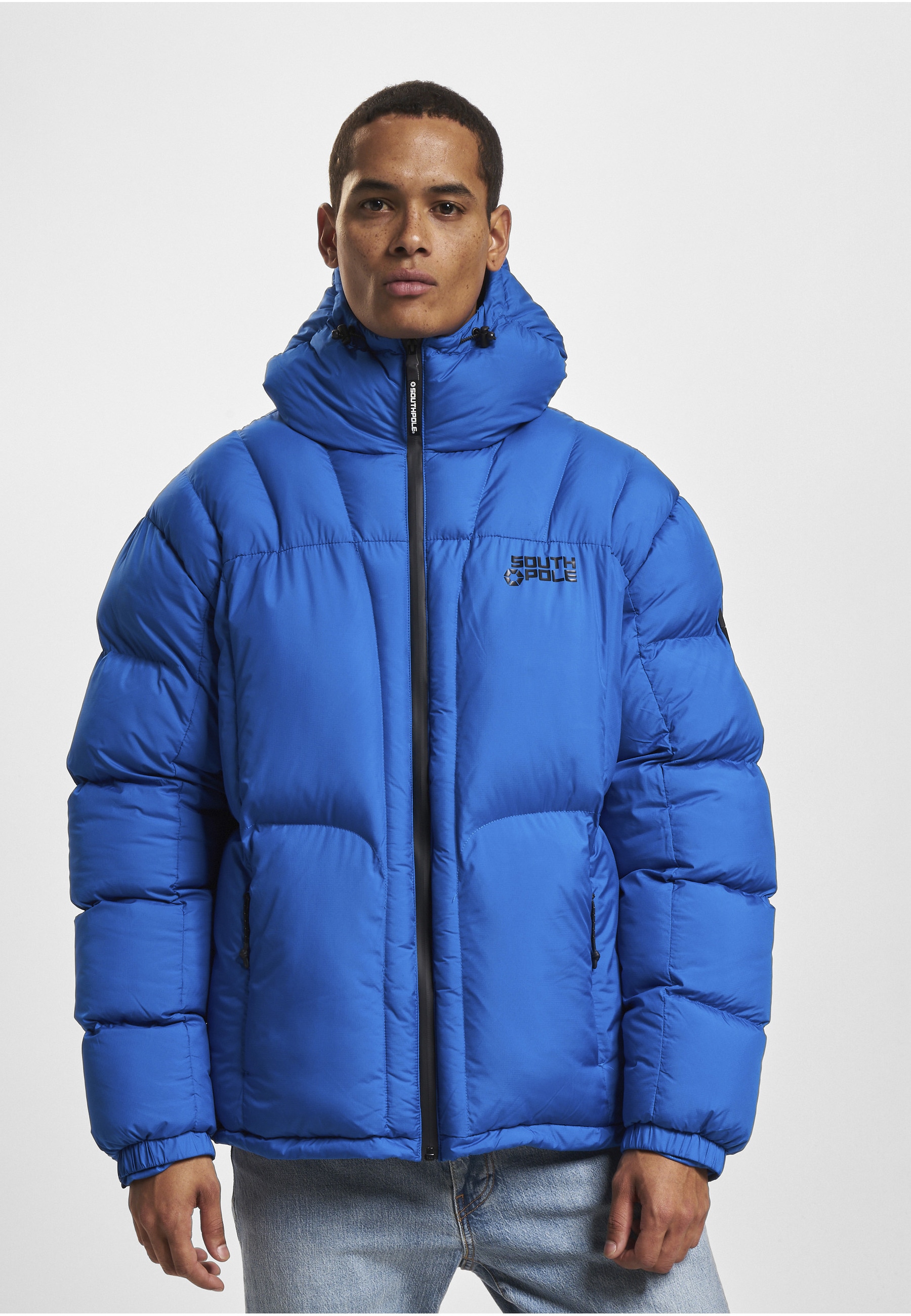 Southpole Winterjacke »Southpole Herren Storm Explorer 1.0« 1 Stk. tlg. mit Kapuze