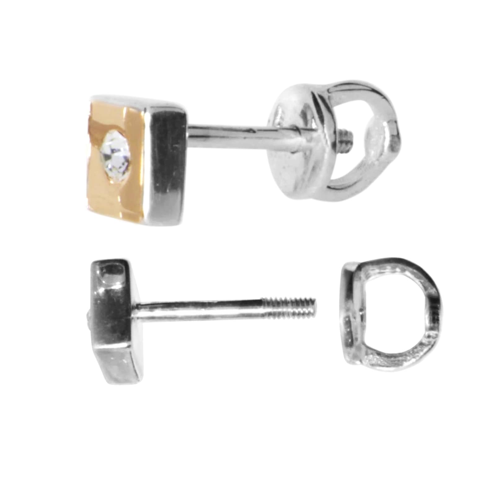 OSTSEE-SCHMUCK Paar Ohrstecker »Ostsee-Schmuck Ohrstecker Sunny Exklusiv«, (2 tlg.)