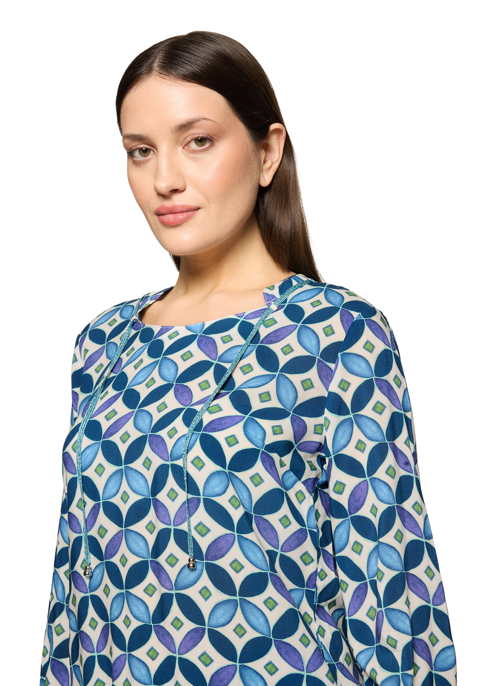 Cartoon Shirtbluse »Damen mit Schnürung«