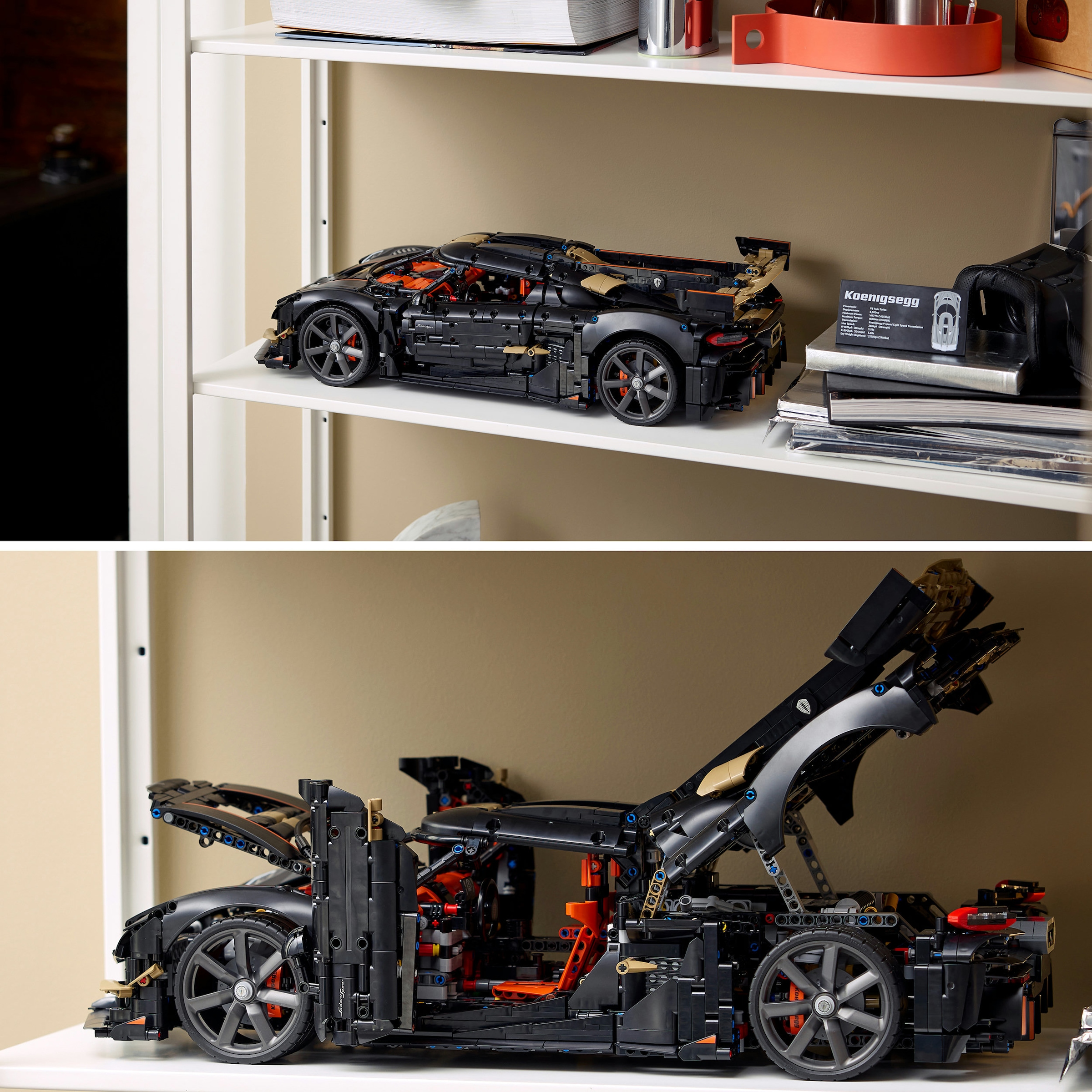 LEGO® Konstruktionsspielsteine »Koenigsegg Sadair's Spear Hypercar (42232), LEGO Technic« Made in Europe