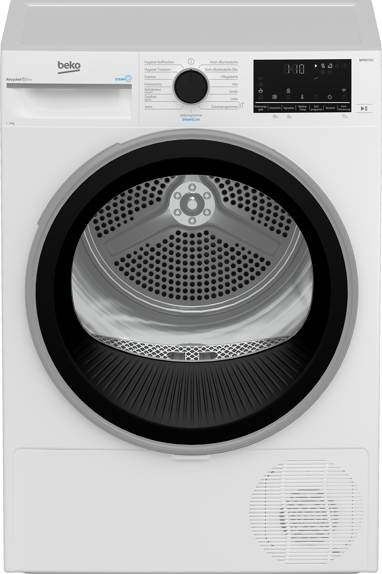 BEKO Wärmepumpentrockner "B7T89209", Energieeffizienz: A (A-G), weiß, B:59,8cm H:84,6cm T:67,2cm, Trockner, Die AquaWave Trommel bewegt die Wäsche sanft und effektiv