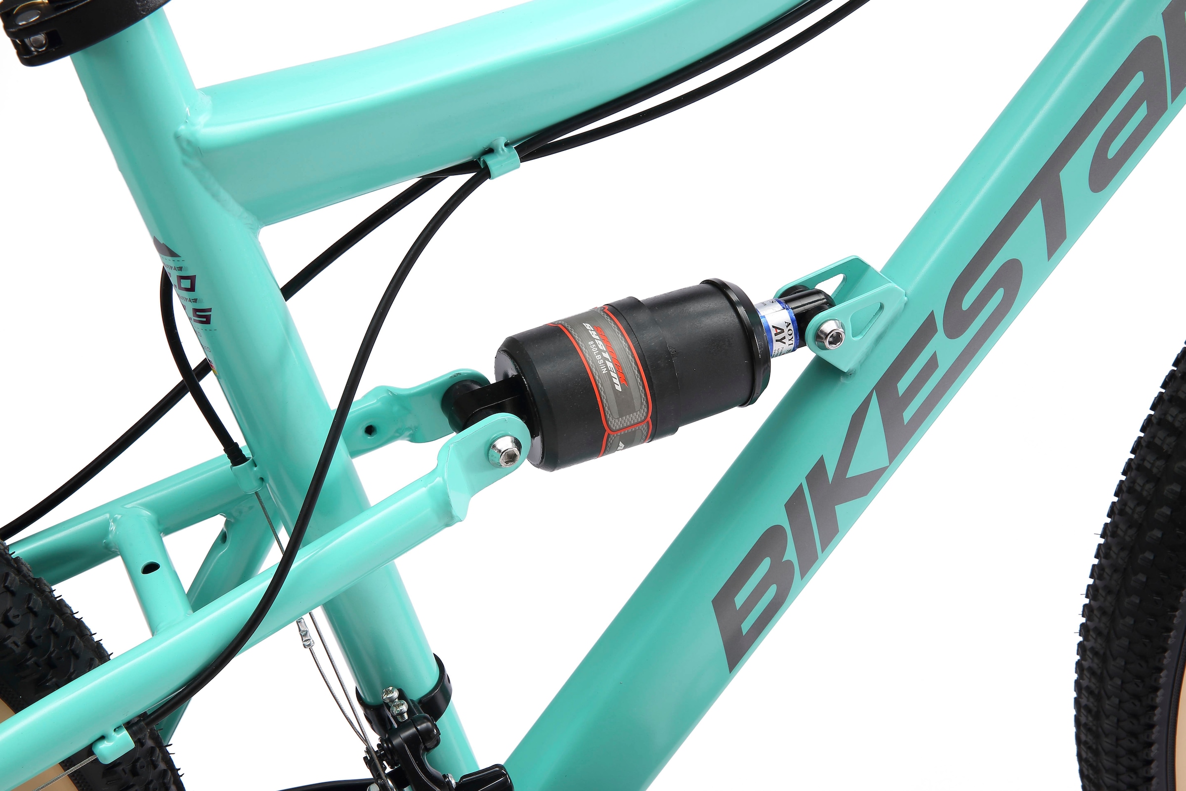Bikestar Mountainbike, 21 Gang, Shimano, RD-TY300 Schaltwerk, Kettenschaltung, für Damen und Herren, Kettenschaltung