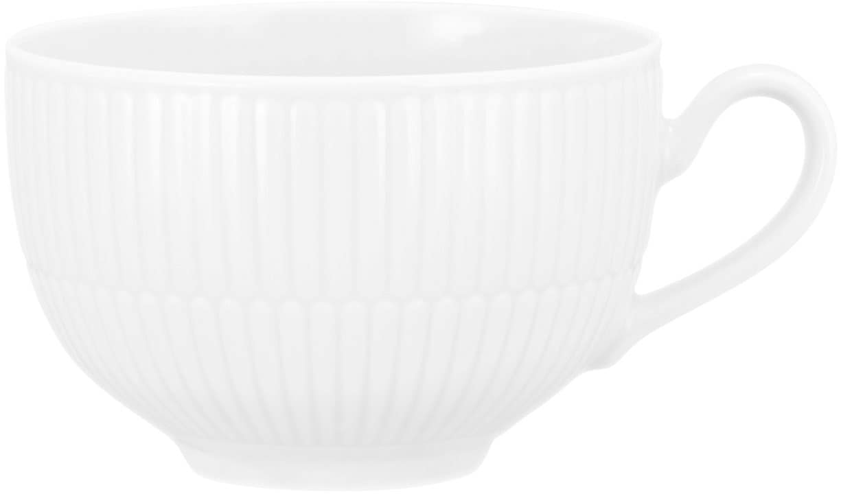 Seltmann Weiden Cappuccinotasse "Amina" Cappucinotasse aus Porzellan mit Relief