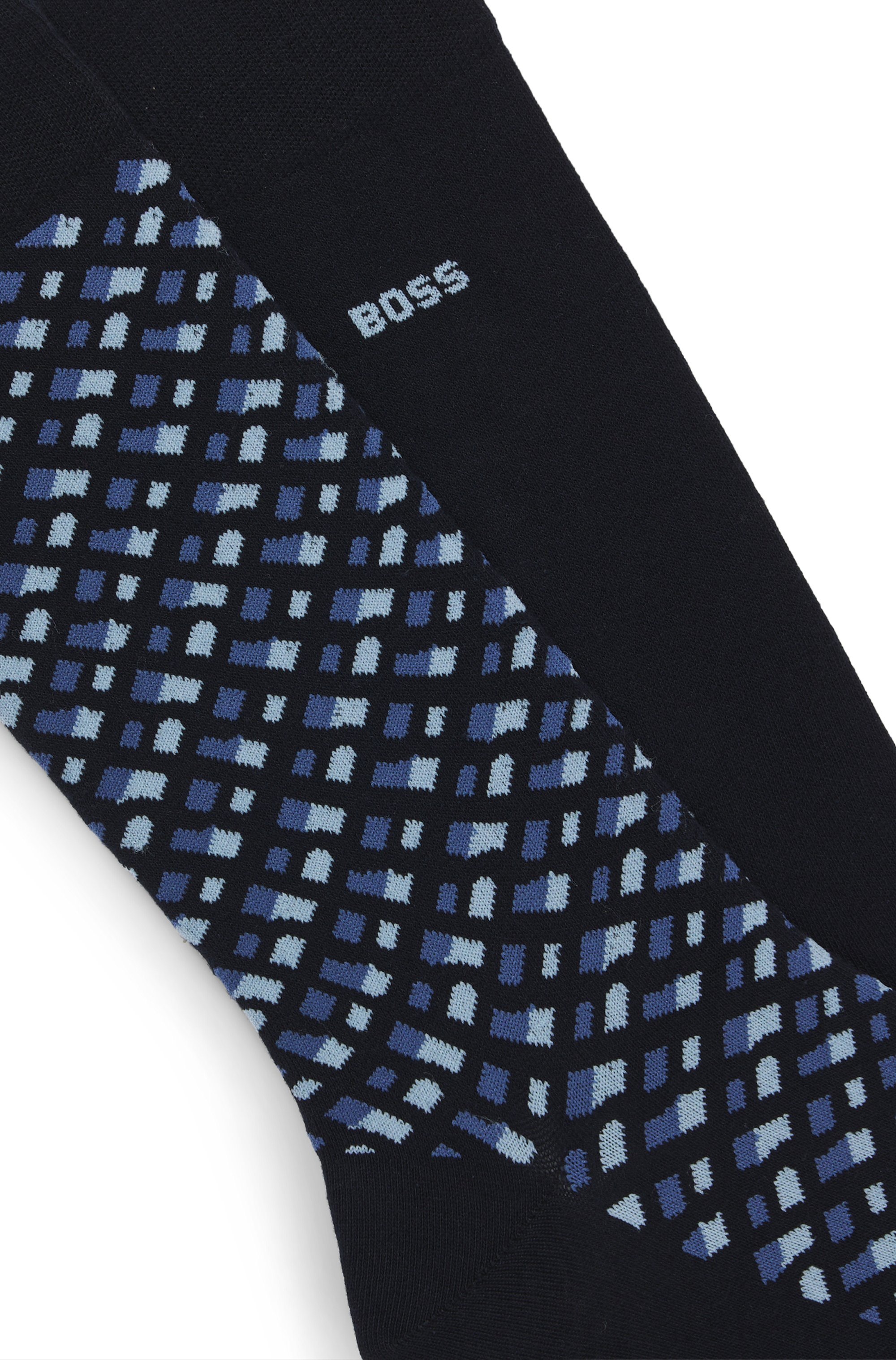BOSS Socken »2P RS Monogram CC«, (Packung, 2 Paar), mit Logo