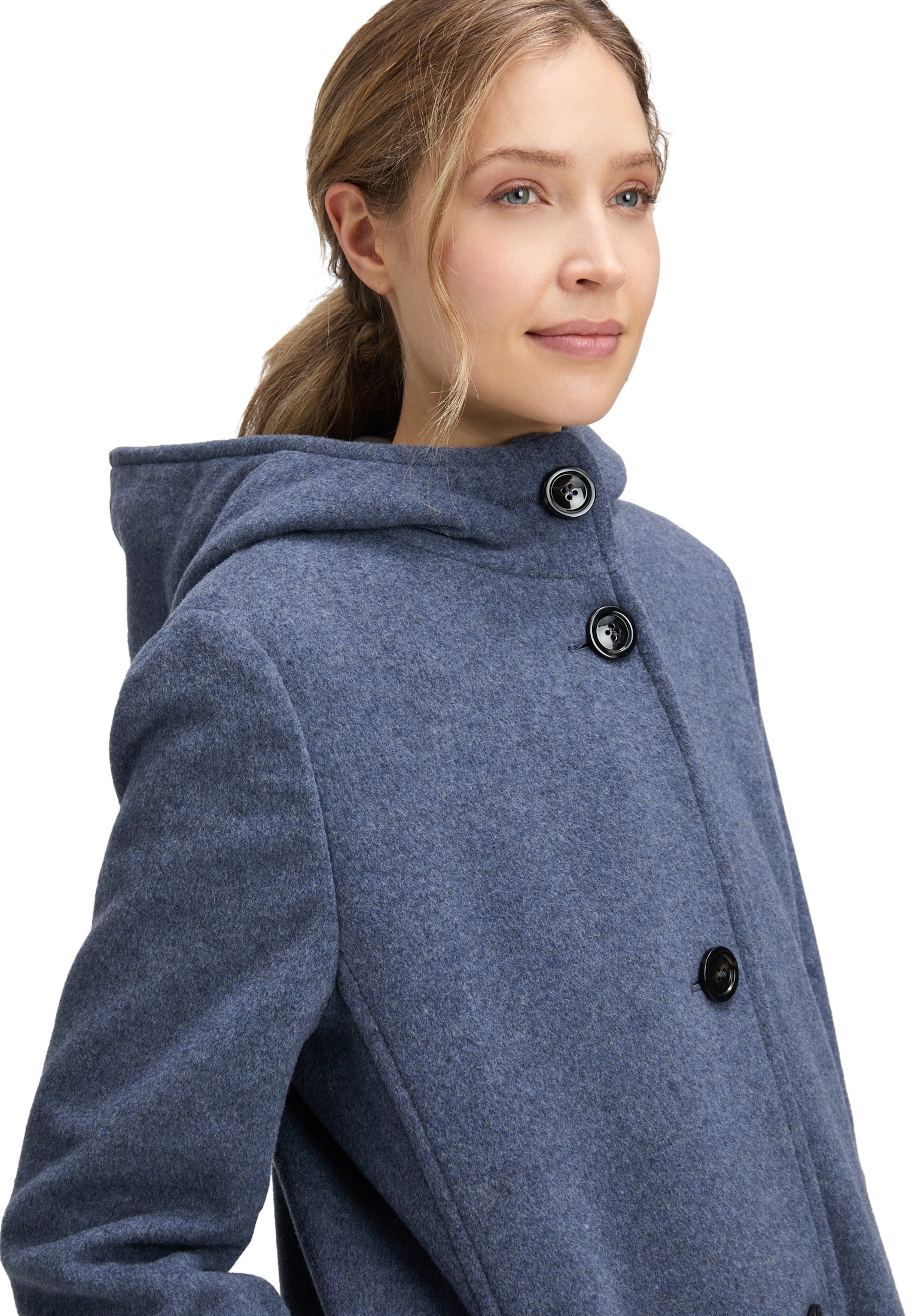 Gil Bret Wolljacke mit Kapuze mit Kapuze