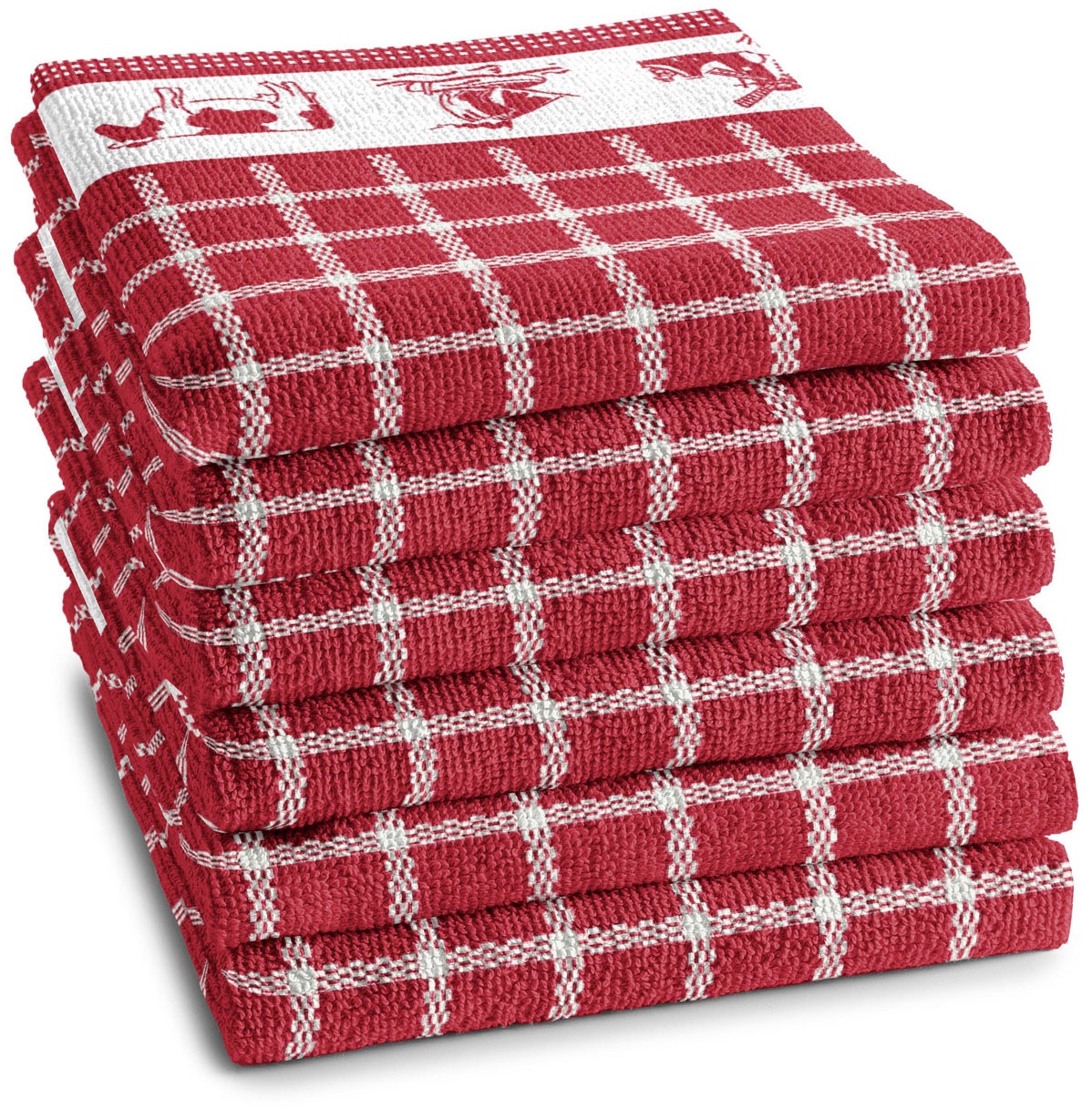 DDDDD Geschirrtuch "DDDDD Dutchie Küchentuch 50 x 55 (6 Stück)" schnell tro günstig online kaufen