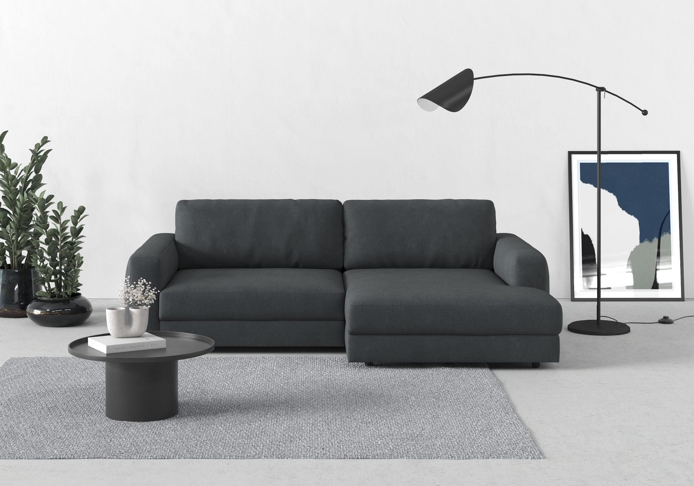 TRENDMANUFAKTUR Ecksofa "Bourbon, Mega Designsofa mit tollem Sitzkomfort, B günstig online kaufen