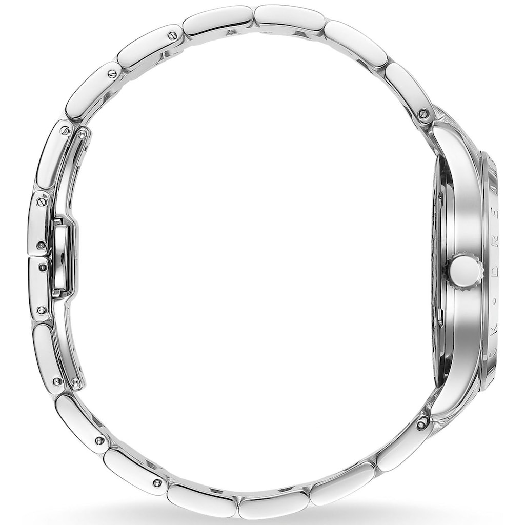 THOMAS SABO Quarzuhr »COSMIC AMULET«, Armbanduhr, Damenuhr, Zirkonia, Herz, Mond, Sterne