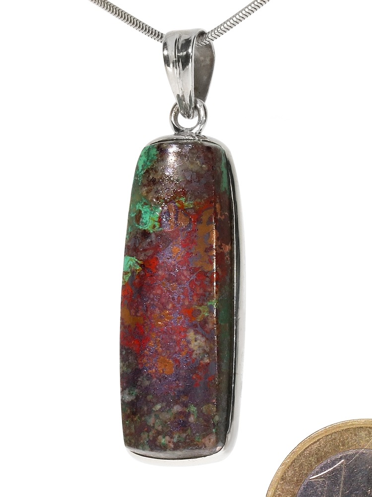 Adelia´s Kettenanhänger »Schmuck Chrysokoll Anhänger 925 Silber«