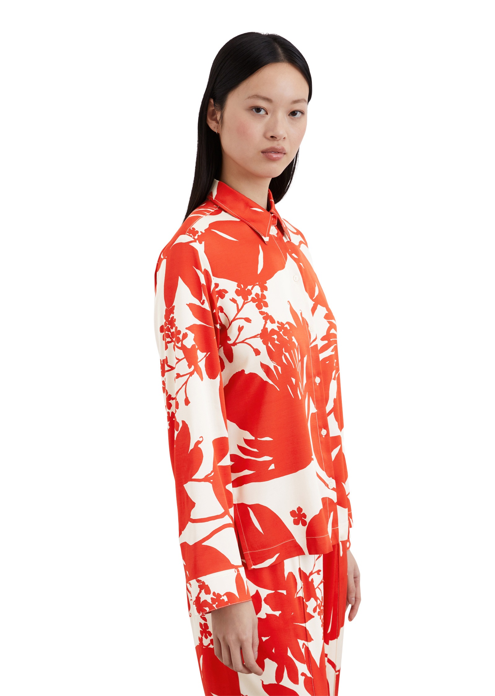 Marc OPolo Langarmbluse "aus Viskose-Stretch" günstig online kaufen