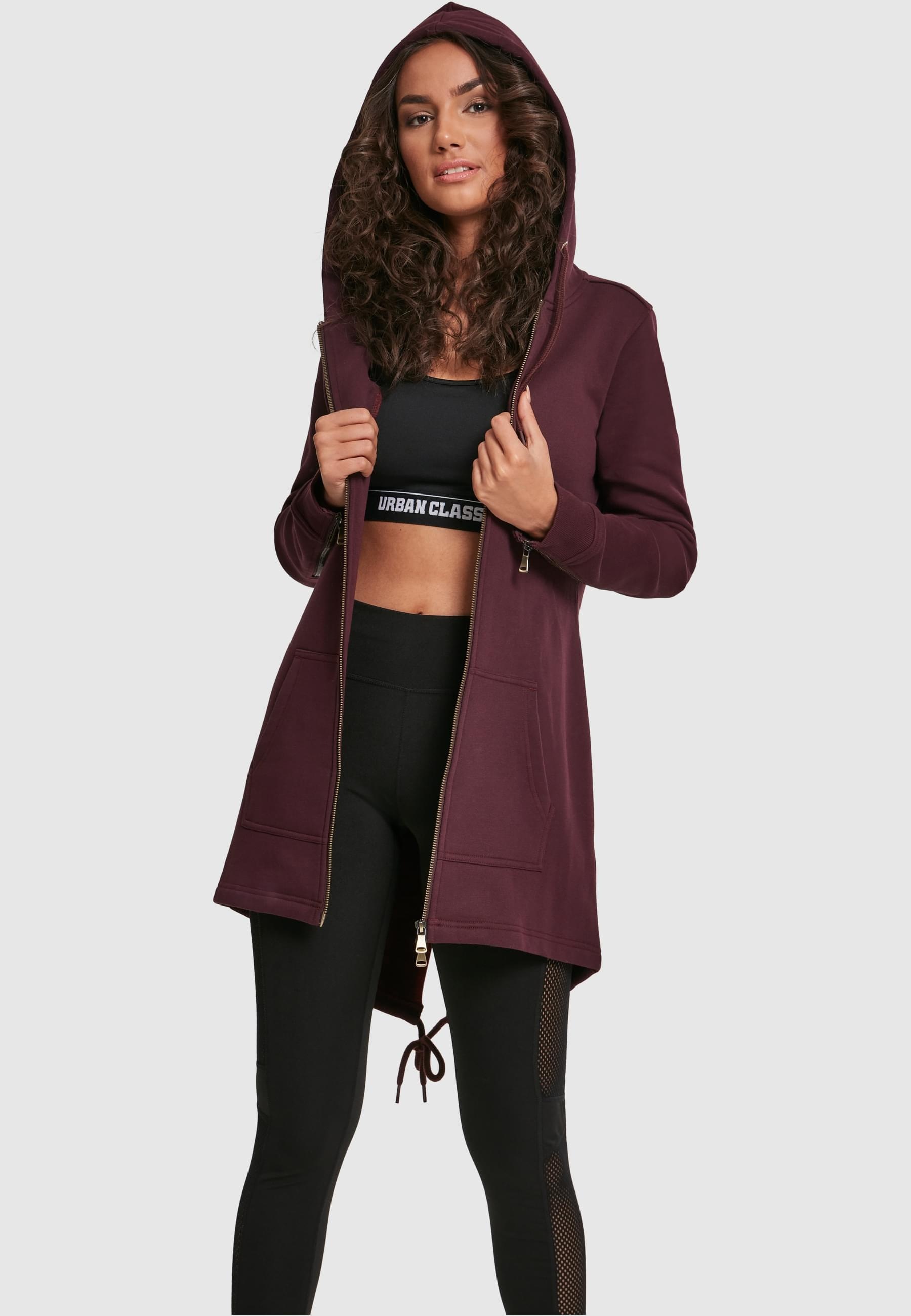 URBAN CLASSICS Sweatjacke »Urban Classics Damen Ladies Sweat«