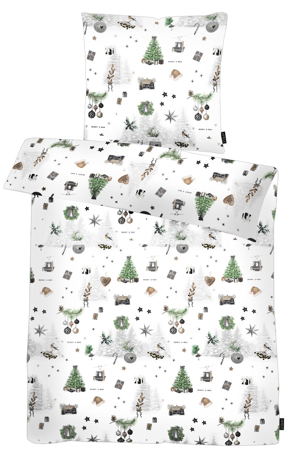 APELT Bettwäsche "Max Flanell" 2 Stk. Winterwelt günstig online kaufen