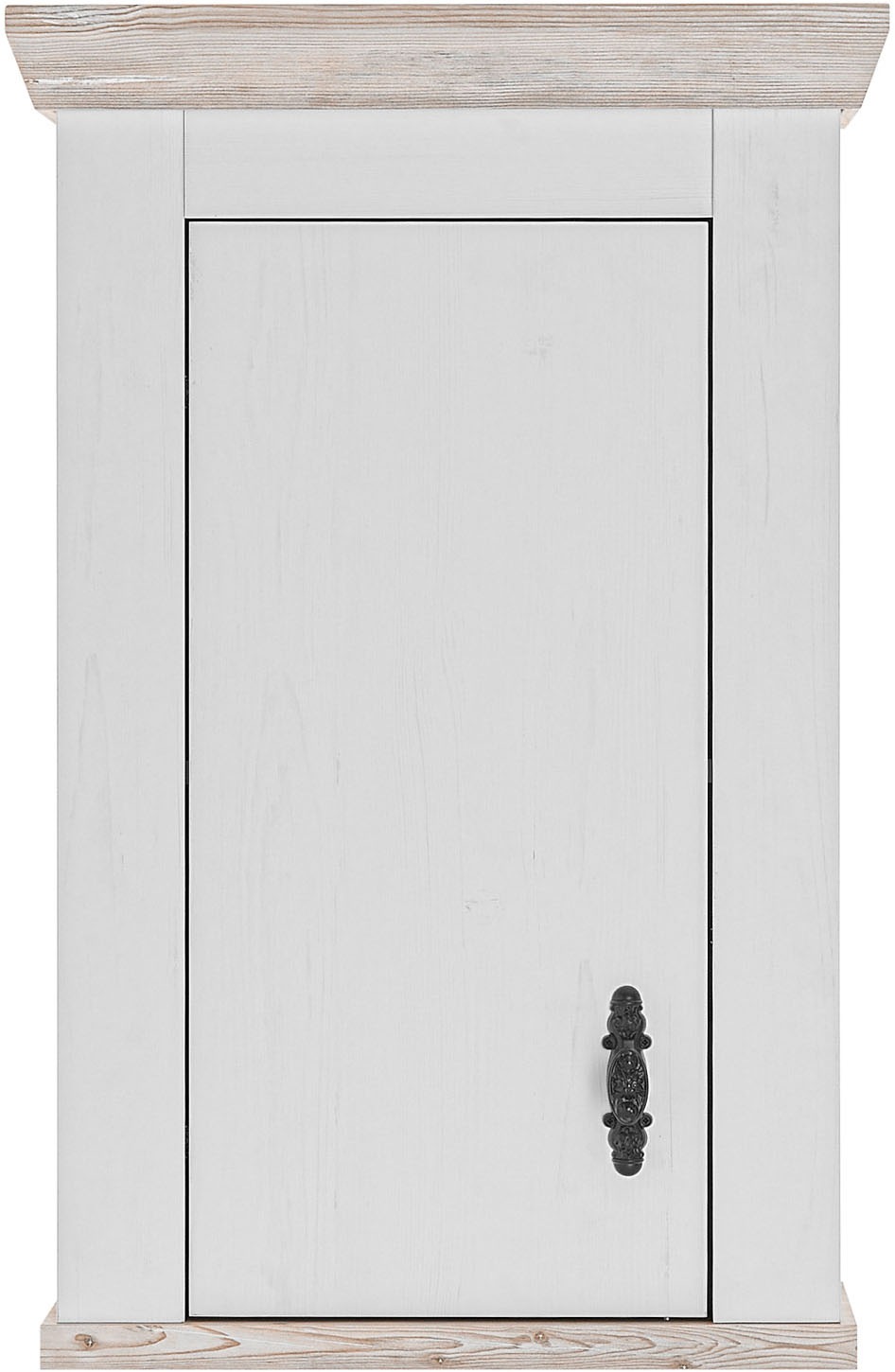 Thumbnail - Home affaire Hängeschrank "Florenz, Küchenhängeschrank in Pinie Weiß, Wandschrank" mit verschnörkeltem Metallgriff, im L...