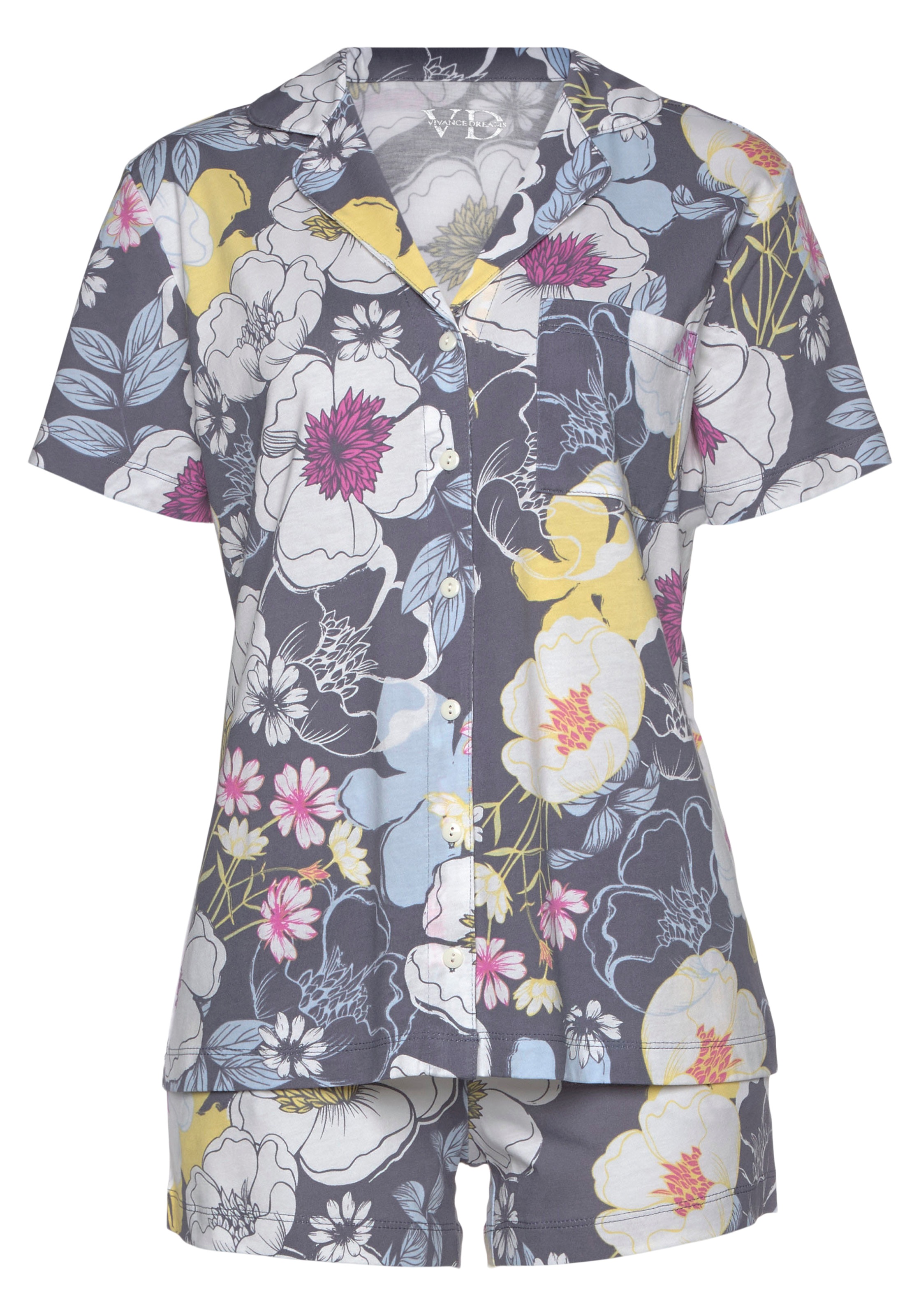 Vivance Dreams Shorty 2-teilig, 2 tlg. in schönem Muster günstig online kaufen