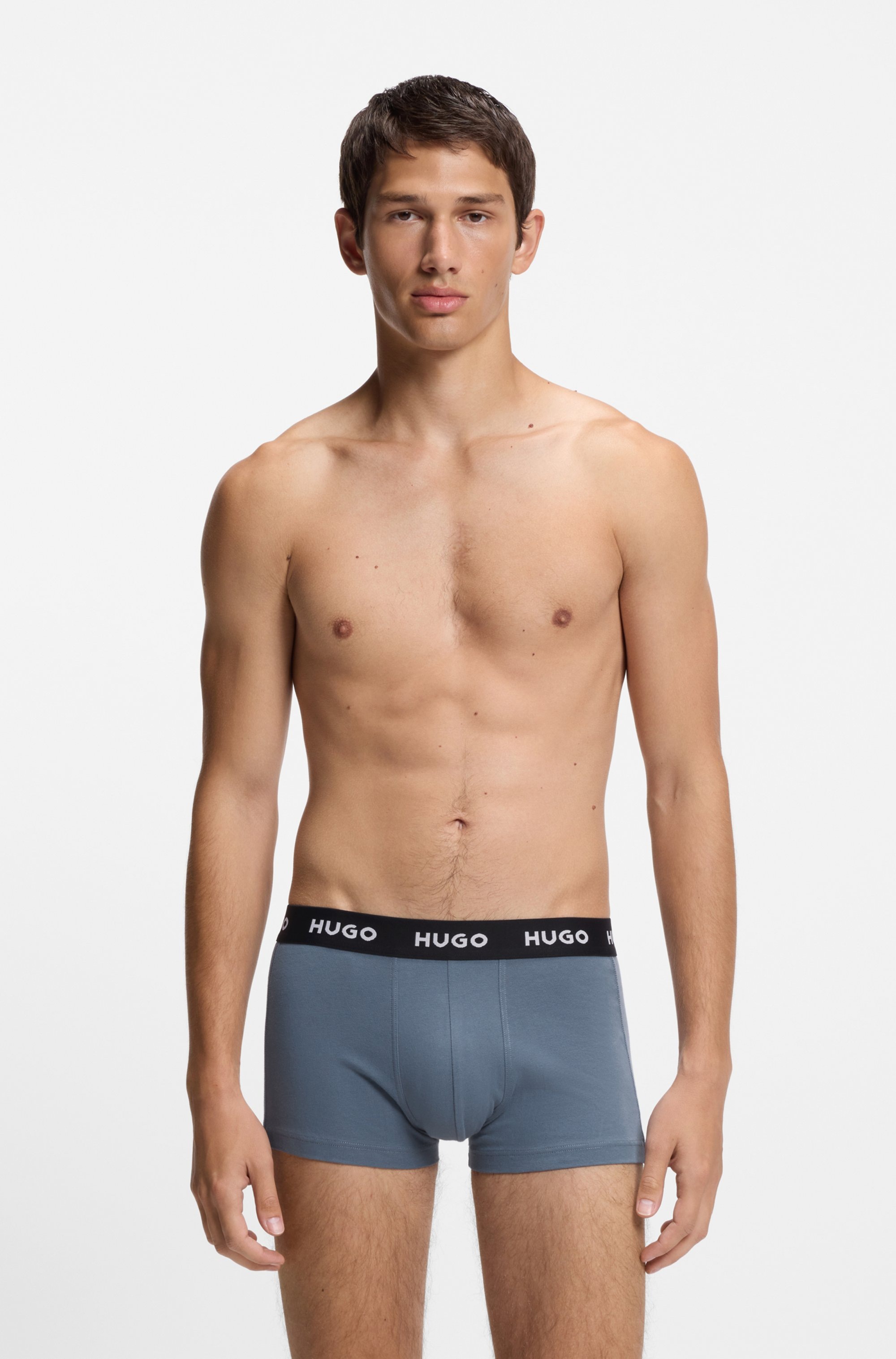 HUGO Underwear Trunk "TRUNK TRIPLET PACK" Packung, 3 Stk. mit Logoschriftzu günstig online kaufen