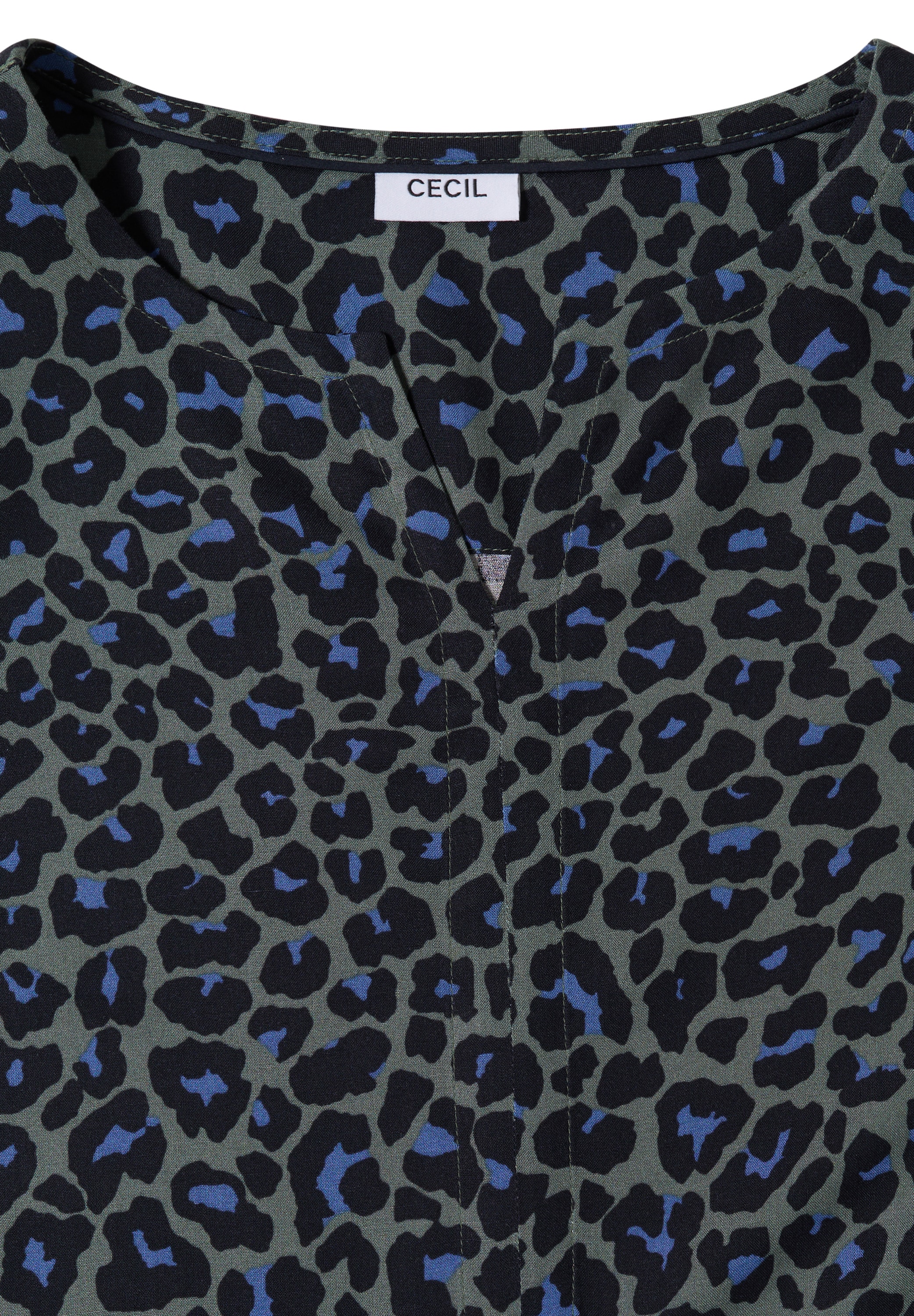Cecil Midikleid Eingrifftaschen mit grafischem Muster