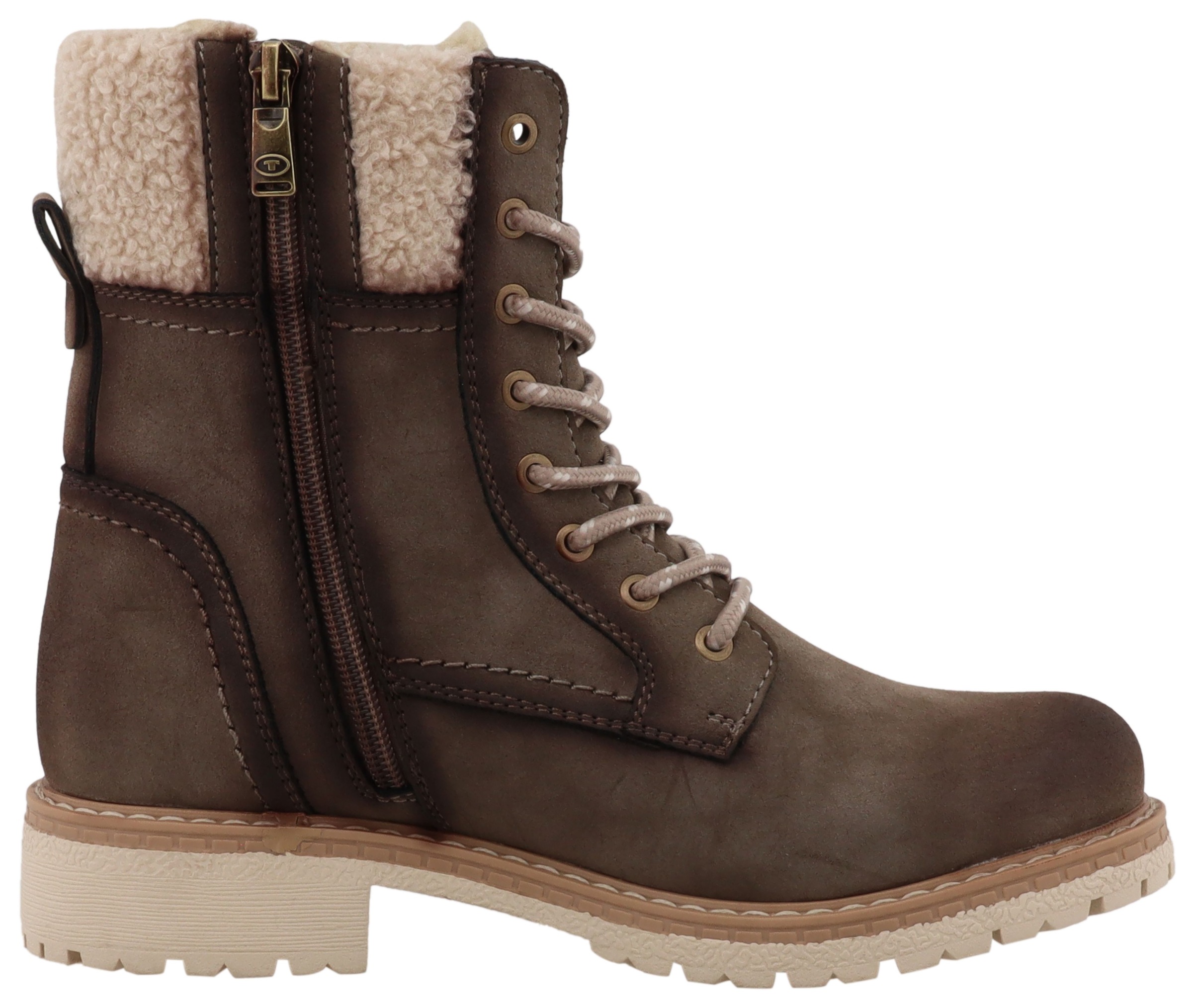 TOM TAILOR Winterboots, Workerboots, Hiking Boot mit Blockabsatz
