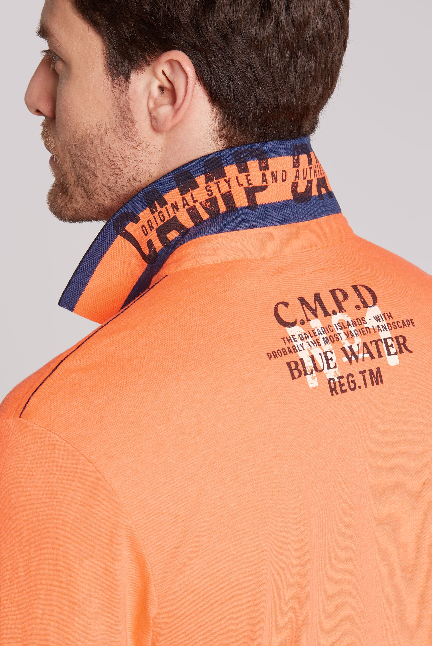 CAMP DAVID Poloshirt, mit Seitenschlitze