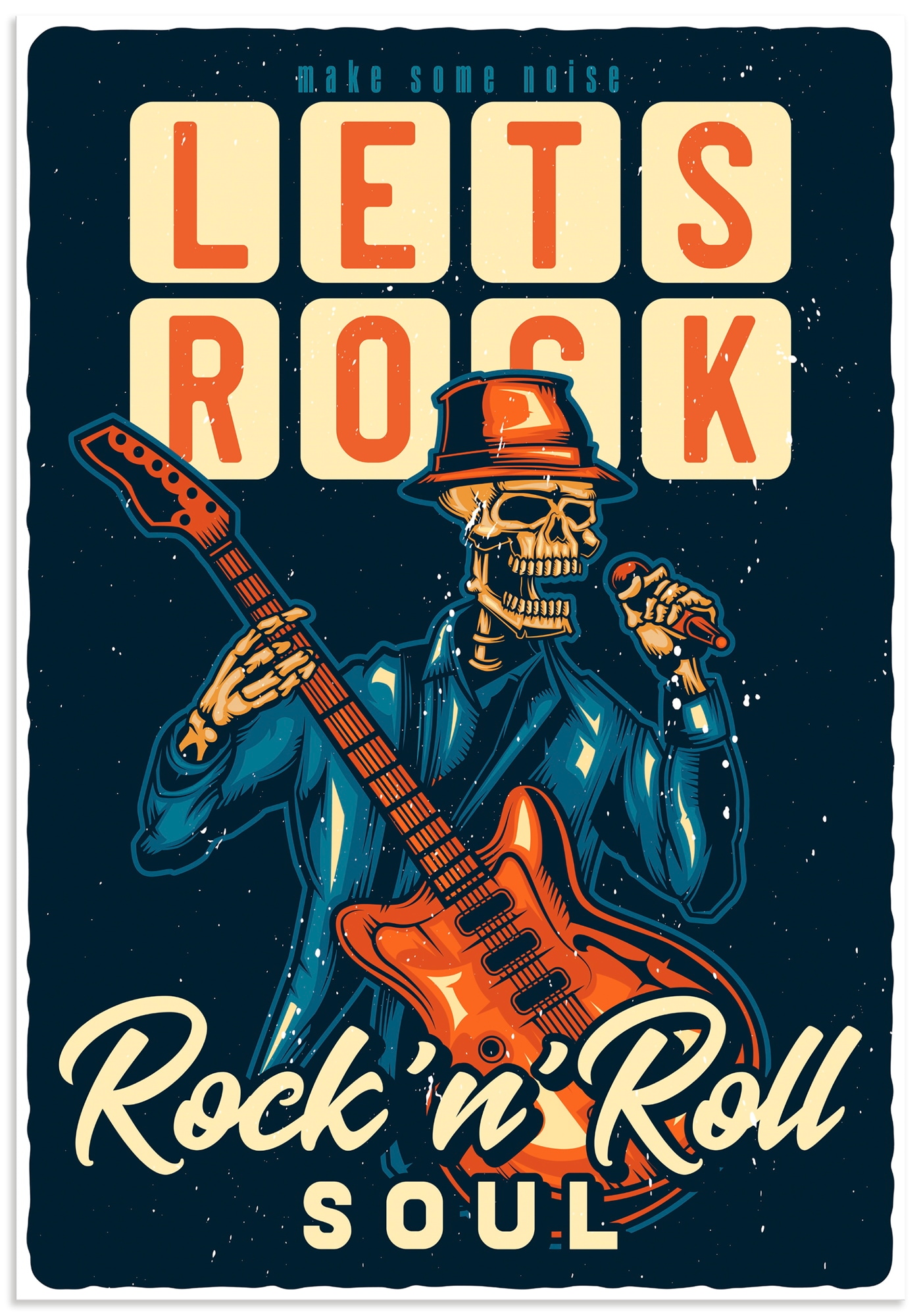 Artland Wandbild "Lets rock" 1 Stk. tlg. als Alubild, Leinwandbild, Poster, Wandaufkleber in verschied. Größen