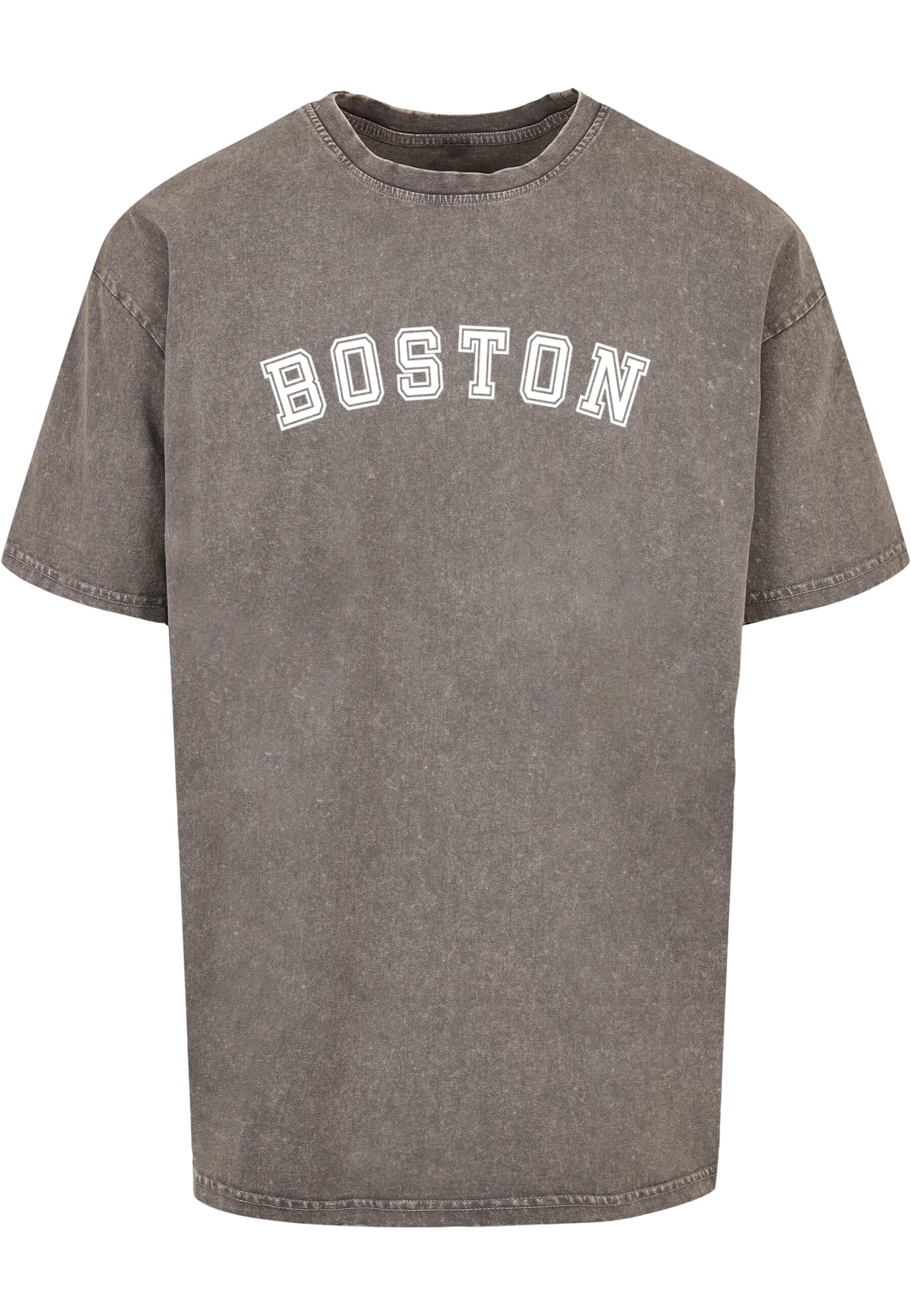 Merchcode T-Shirt "Merchcode Herren Boston X Acid Washed Heavy Oversize Tee günstig online kaufen