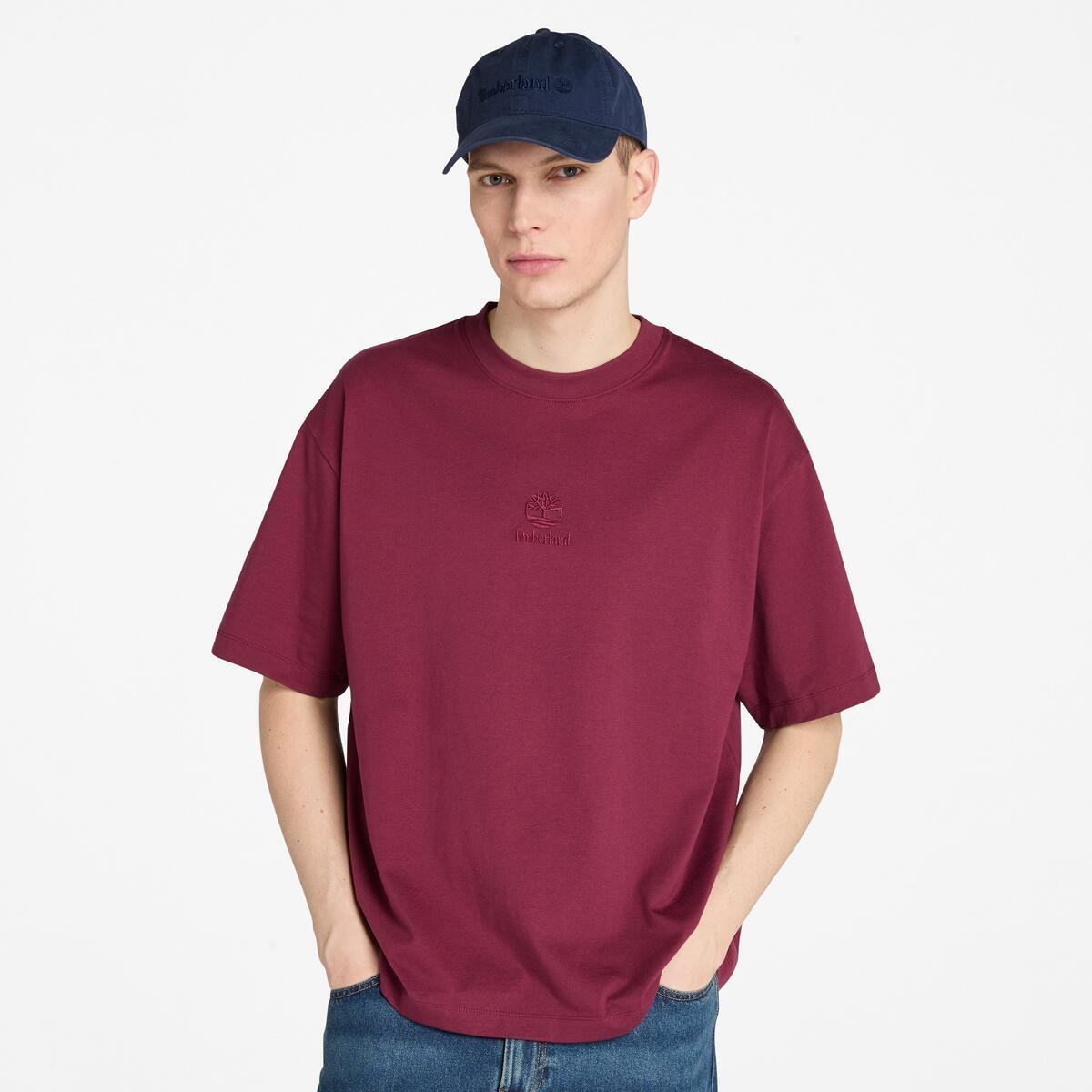 Timberland T-Shirt "HAMPTHON Tonal Stack Logo Tee" 1 Stk. tlg. günstig online kaufen