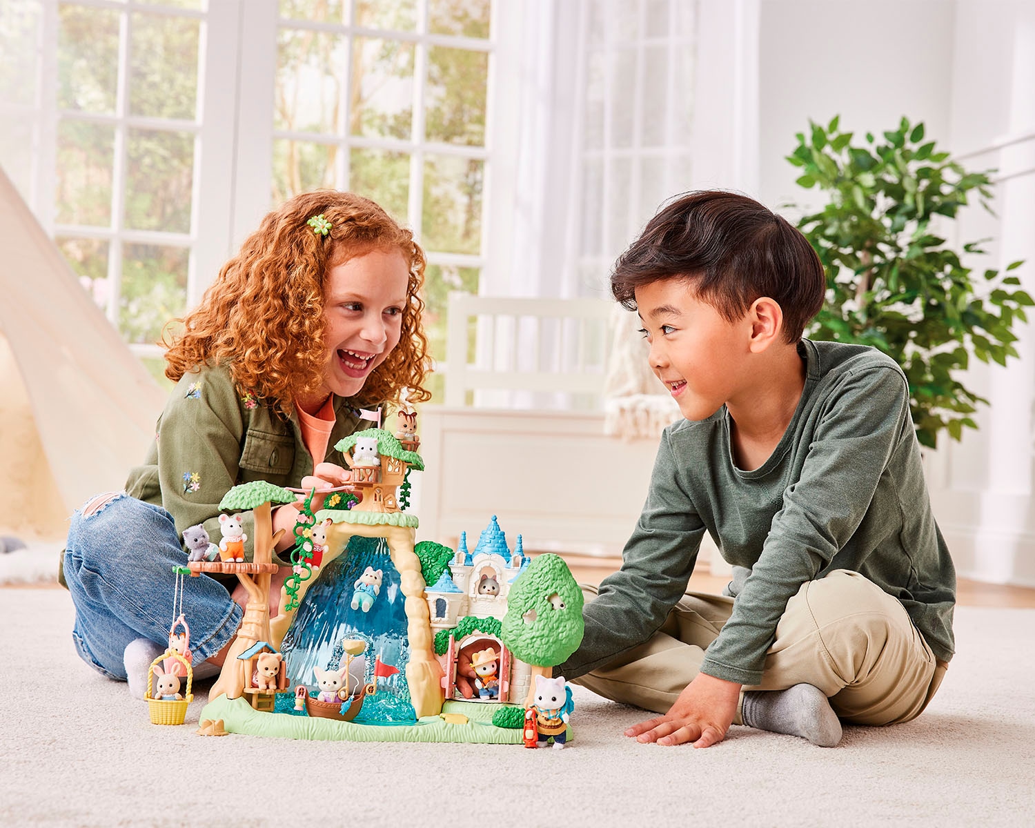 Sylvanian Families Spielwelt »Abenteuerspielplatz - Wasserfall (5762)«