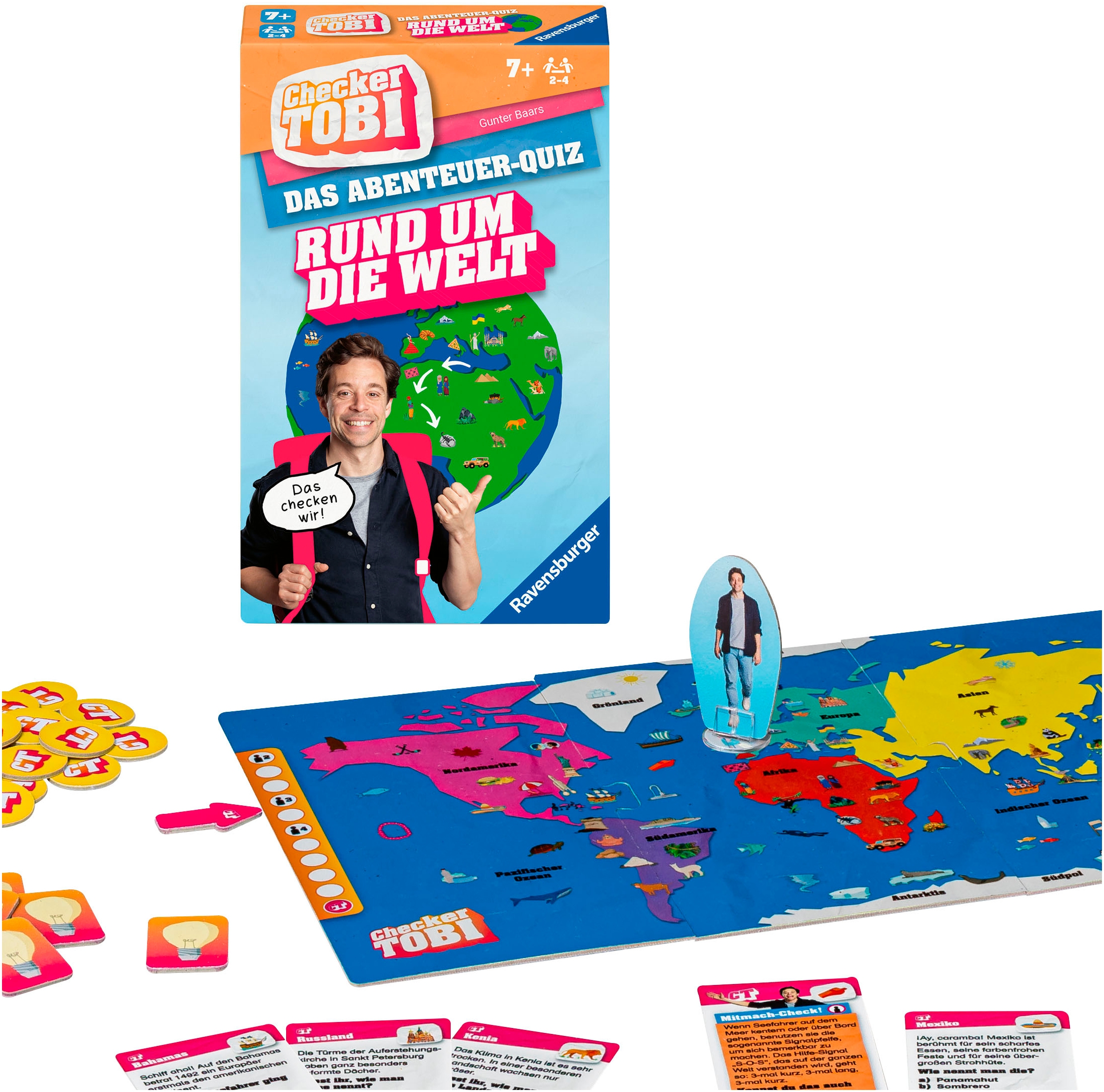 Ravensburger Spiel »Checker Tobi: Rund um die Welt«, Made in Europe