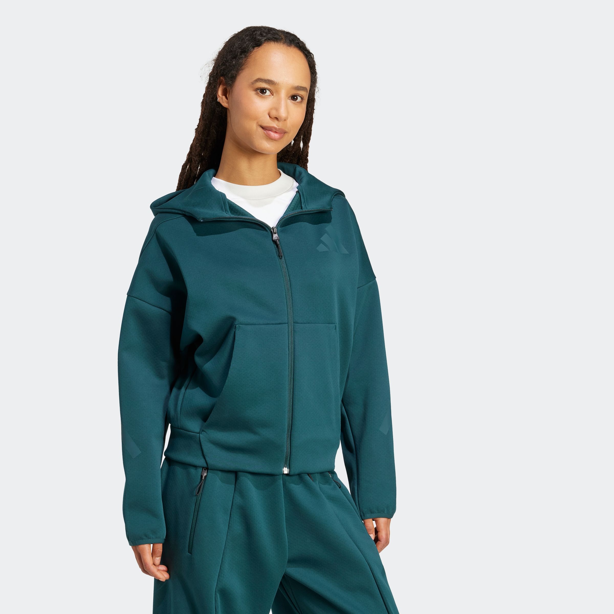 adidas Sportswear Kapuzensweatshirt "W Z.N.E. FZ" günstig online kaufen