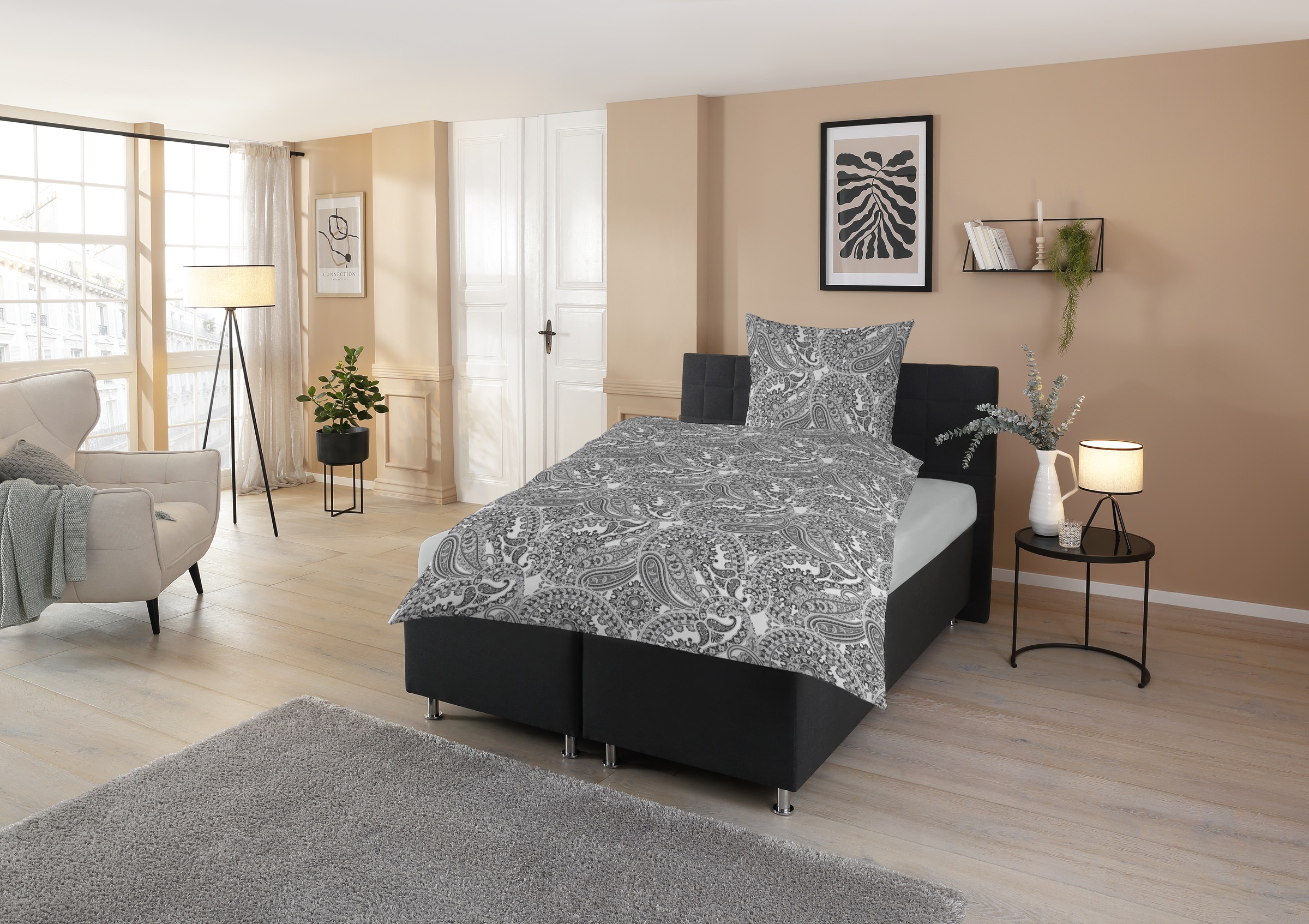 CASATEX Bettwäsche "Luana" 2 tlg. Paisley Design, modern und schöne Farben günstig online kaufen