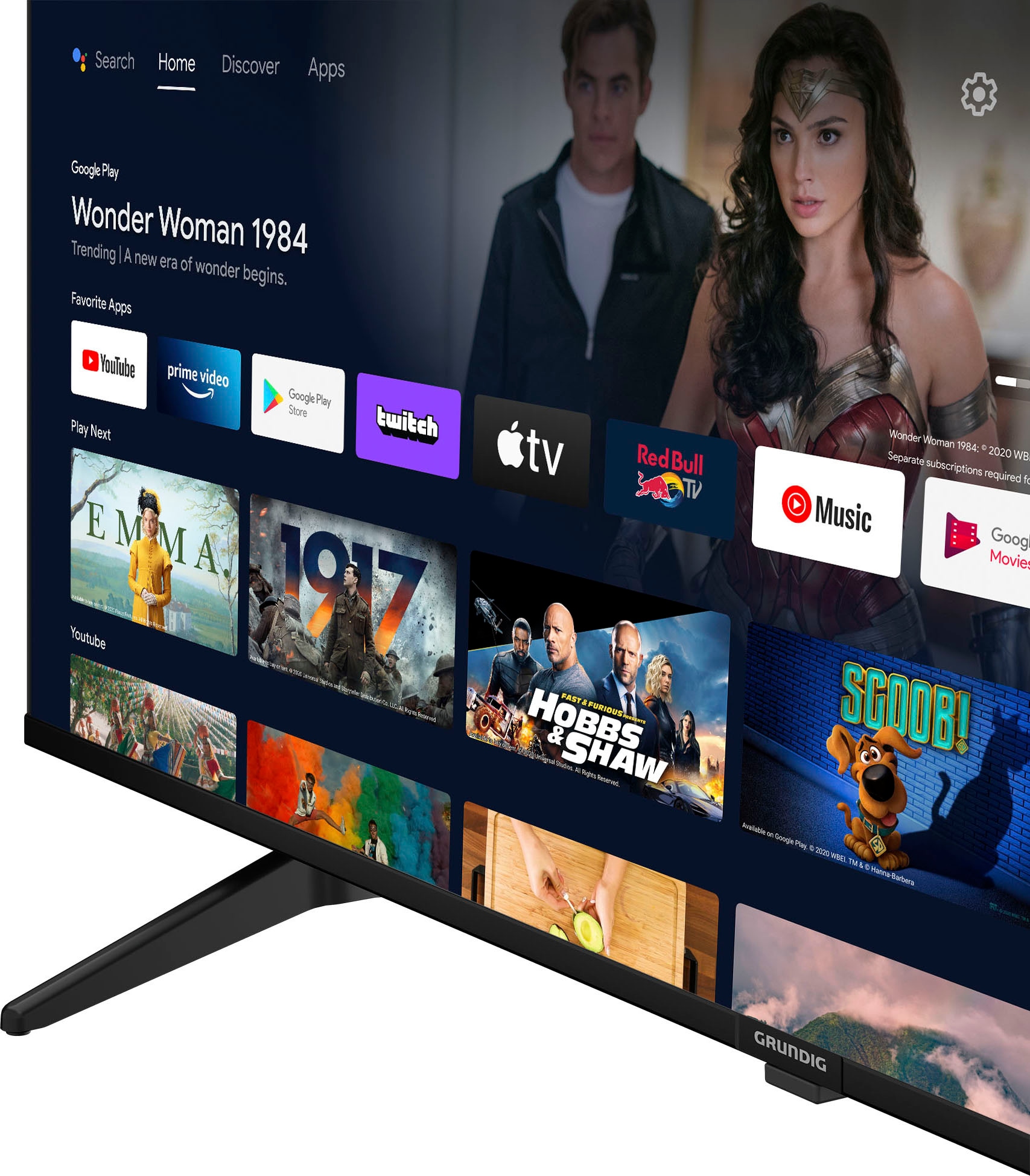 Grundig LED-Fernseher »50 VOE BAUR AU6T00«, 126 cm/50 4K Android TV HD, 73 | Ultra Zoll