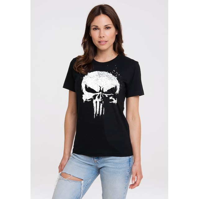 LOGOSHIRT T-Shirt »Marvel - Punisher TV Skull«, mit lizenziertem Print für  bestellen | BAUR