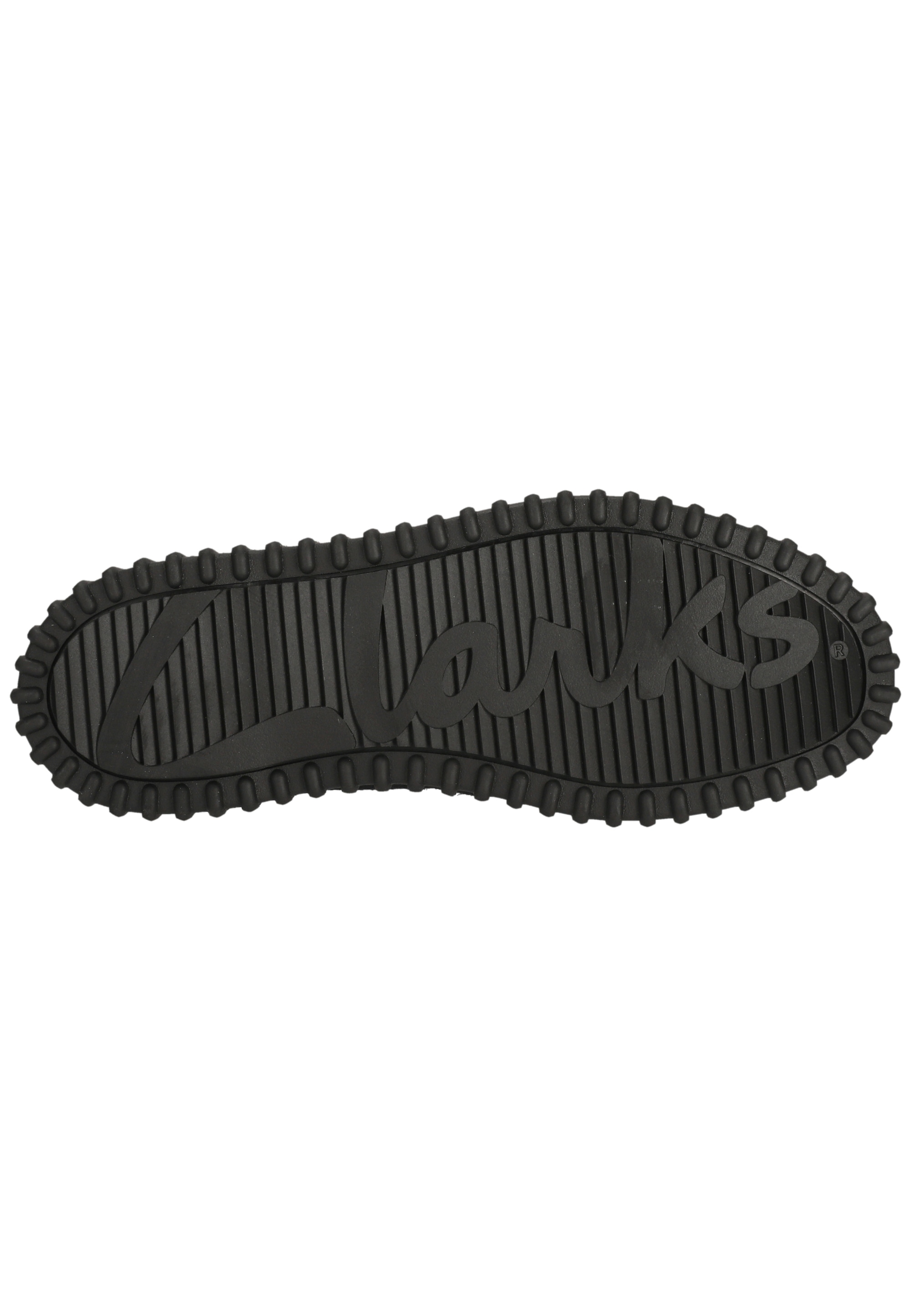 Clarks Schnürschuh »Torhill Moss Black«  mit markanter, gerippter Sohle