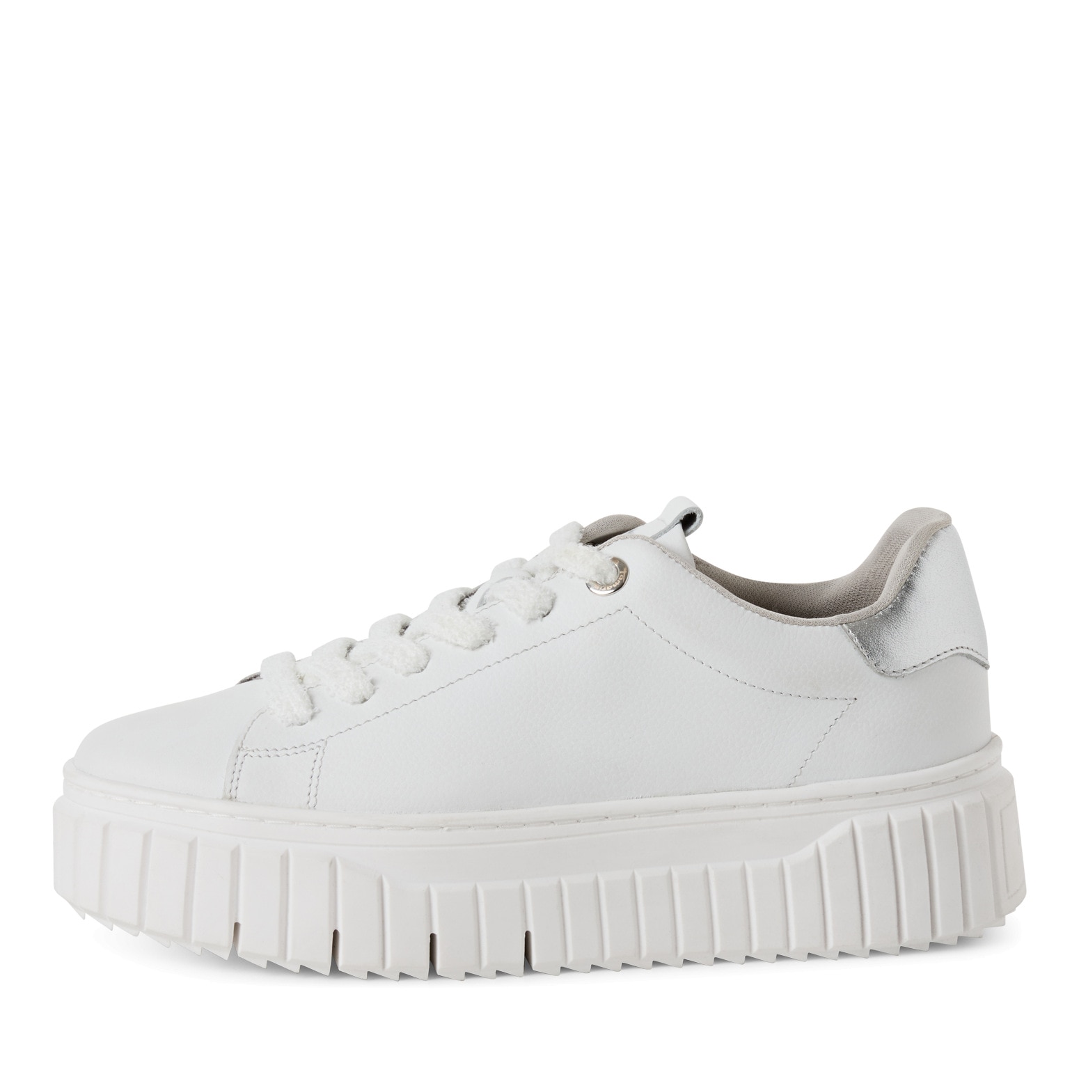 Tamaris Plateausneaker, Freizeitschuh, Halbschuh, Schnürschuh mit Kontrastbesatz