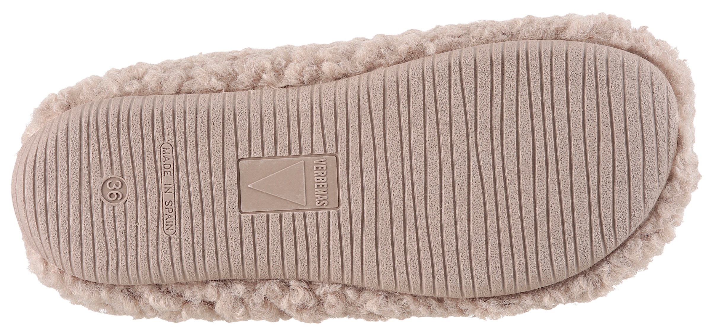 Thumbnail - VERBENAS Pantoffel, Hausschuh, Homeslipper, Clog in kuscheliger Optik