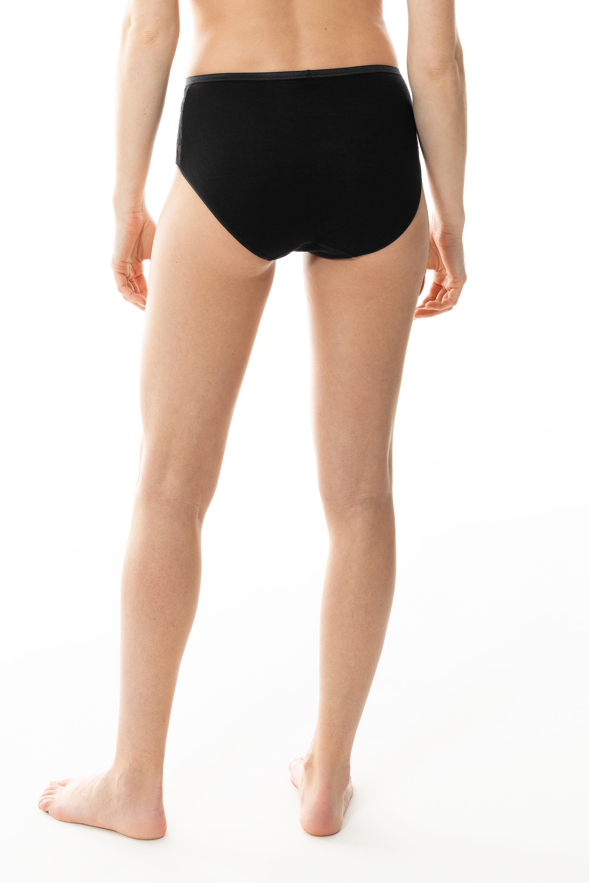 Mey Taillenslip »WOOL LOVE«, florale Spitze, Merino-Schurwolle