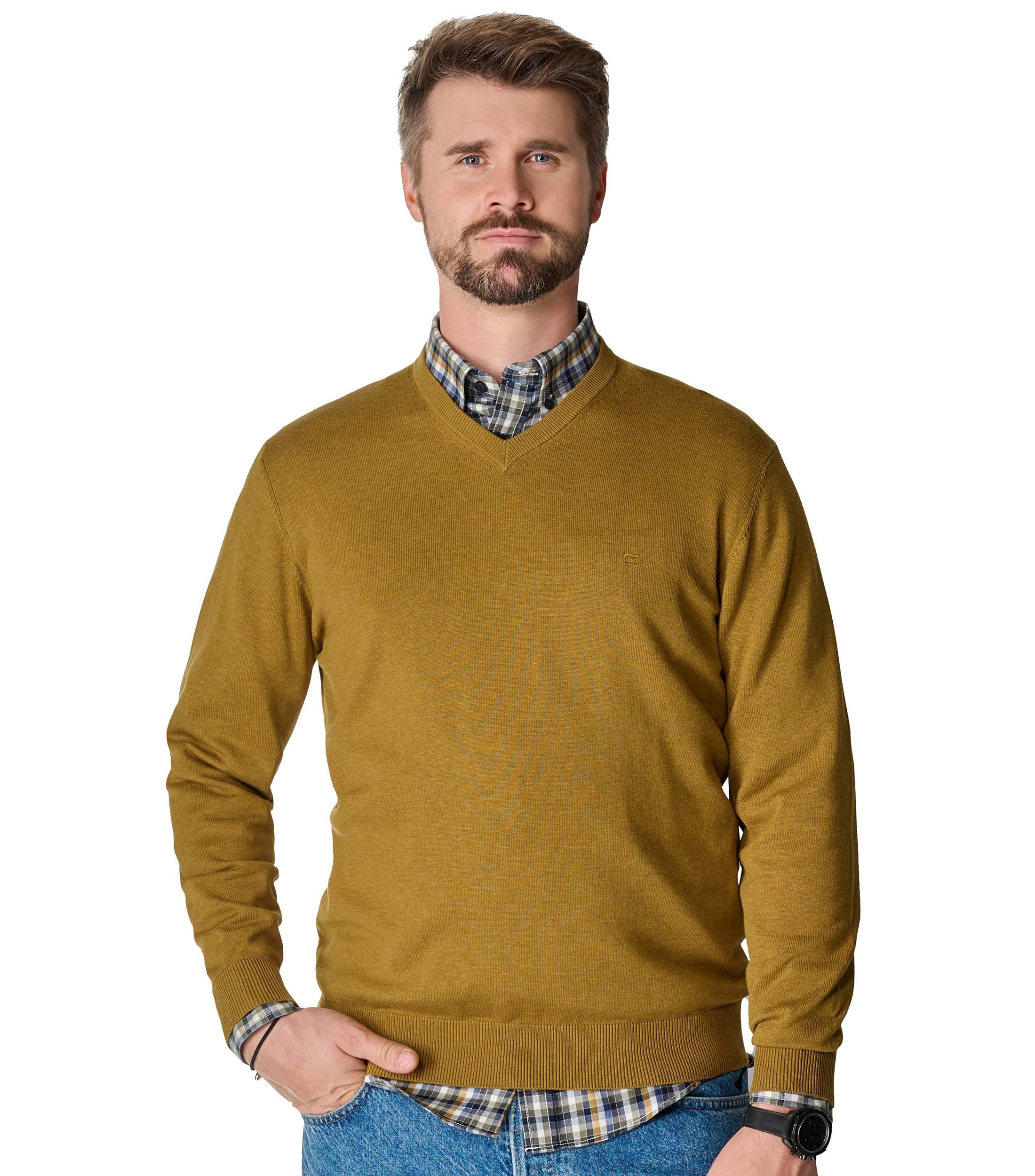 CASAMODA Strickpullover "CASAMODA Pullover uni"