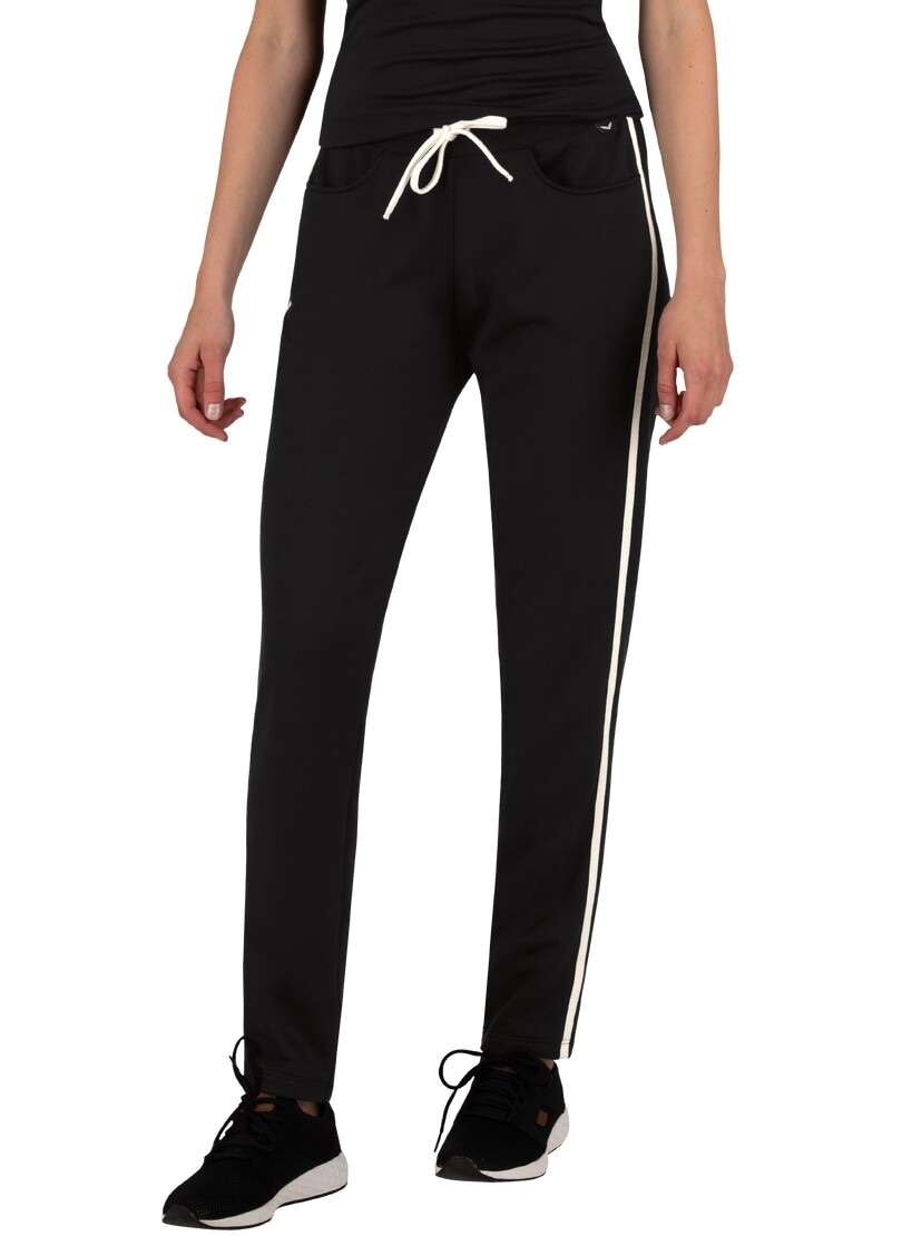 Trigema Jerseyhose "TRIGEMA Sweathose mit Seitenstreifen" günstig online kaufen