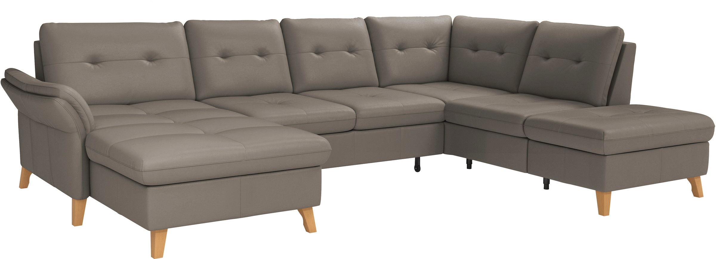 sit&more Wohnlandschaft »Göteborg«, inkl. Sitztiefenverstellung, wahlweise mit Bettfunktion & Bettkasten