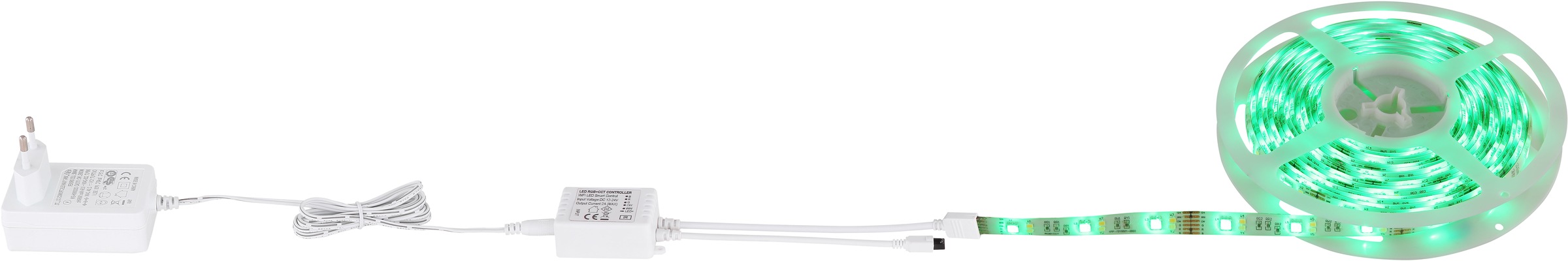 GLOBO LIGHTING LED Stripe »EDUARD«, Band/Farben fixierbar/kompatibel mit Smart Home und Alexa