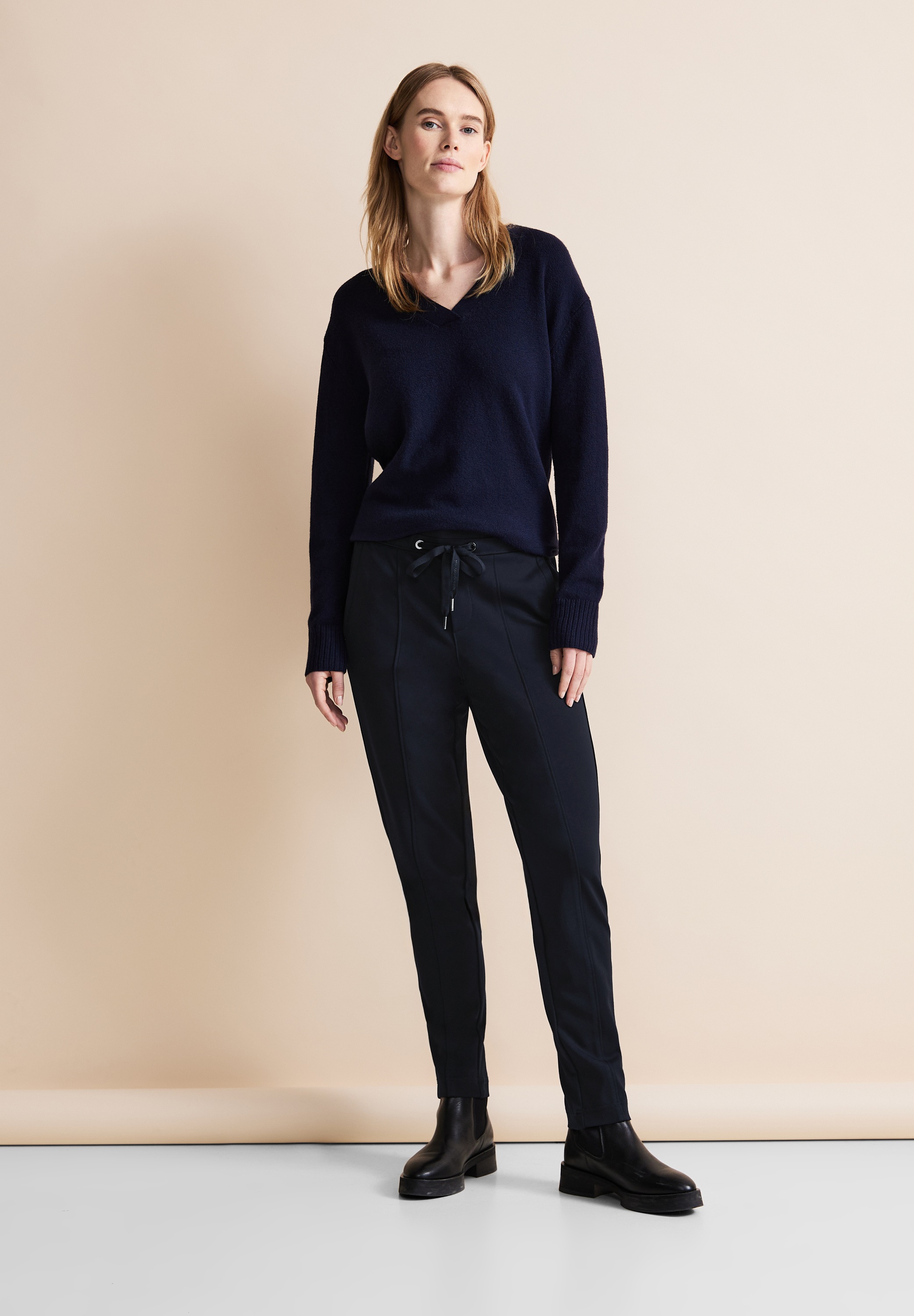 STREET ONE Jogger Pants, softer Materialmix