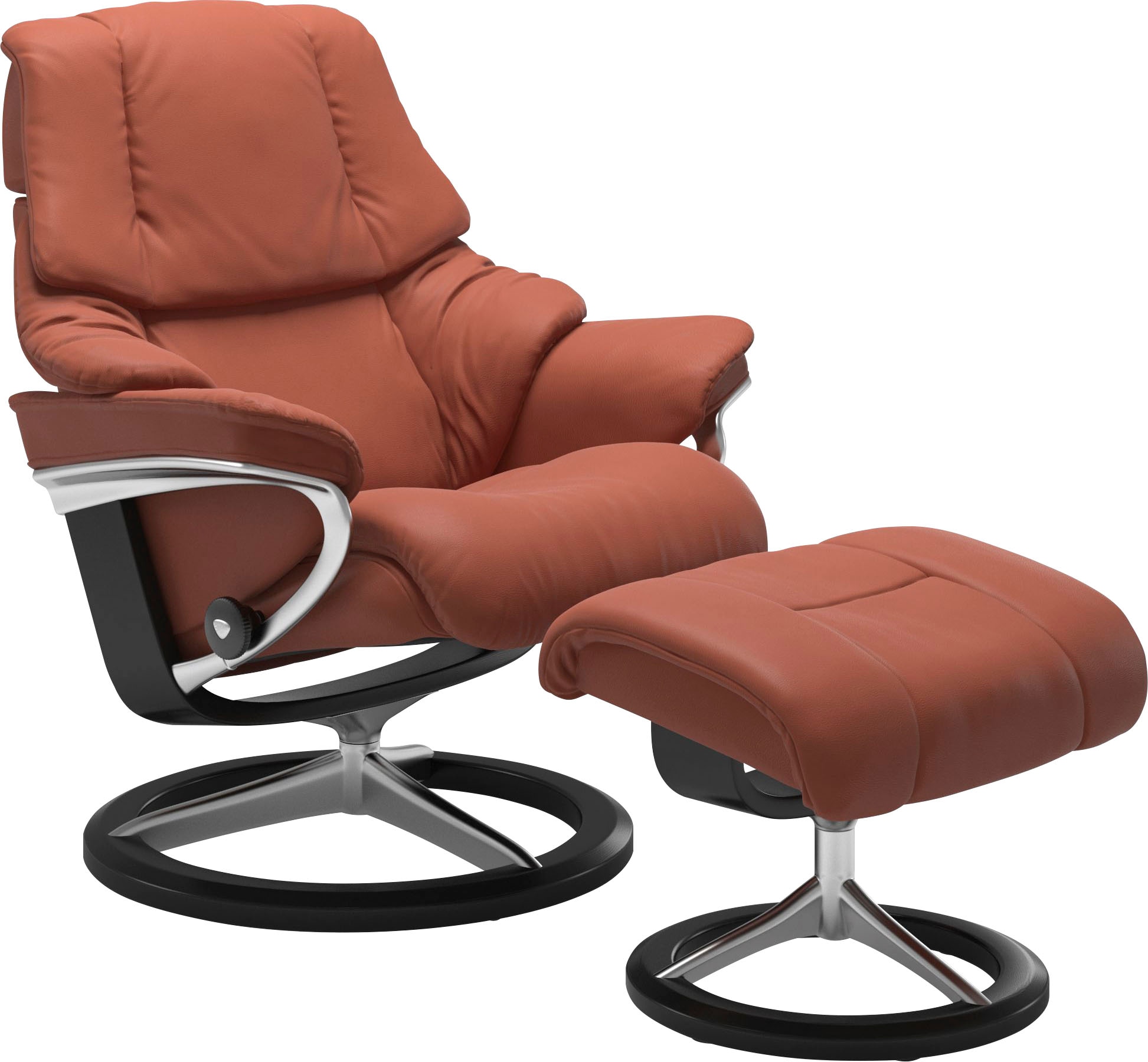 Stressless Fußhocker "Reno", mit Signature Base, Gestell Schwarz