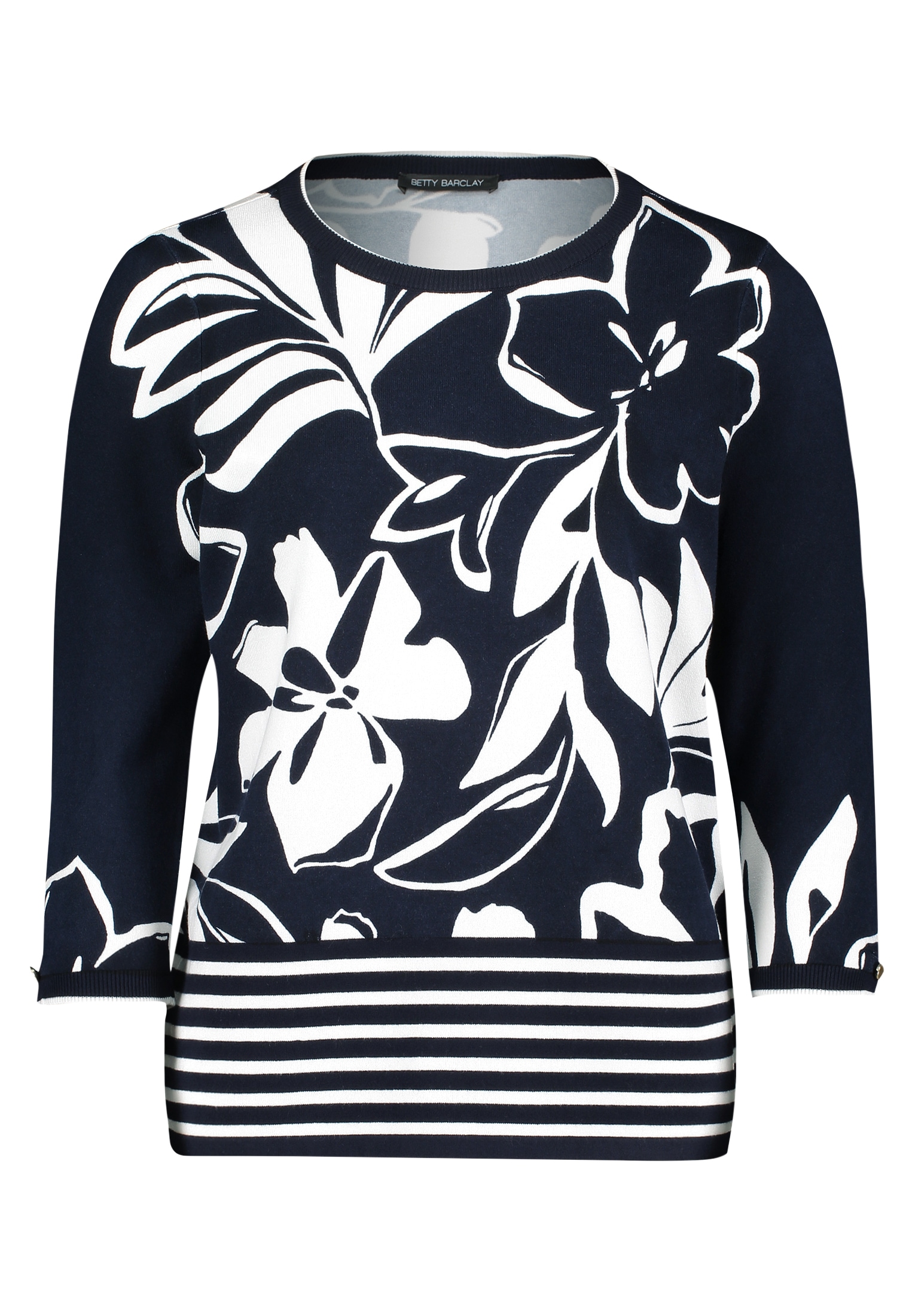 Betty Barclay Strickpullover "Betty Barclay Damen Feinstrickpullover mit Bl günstig online kaufen