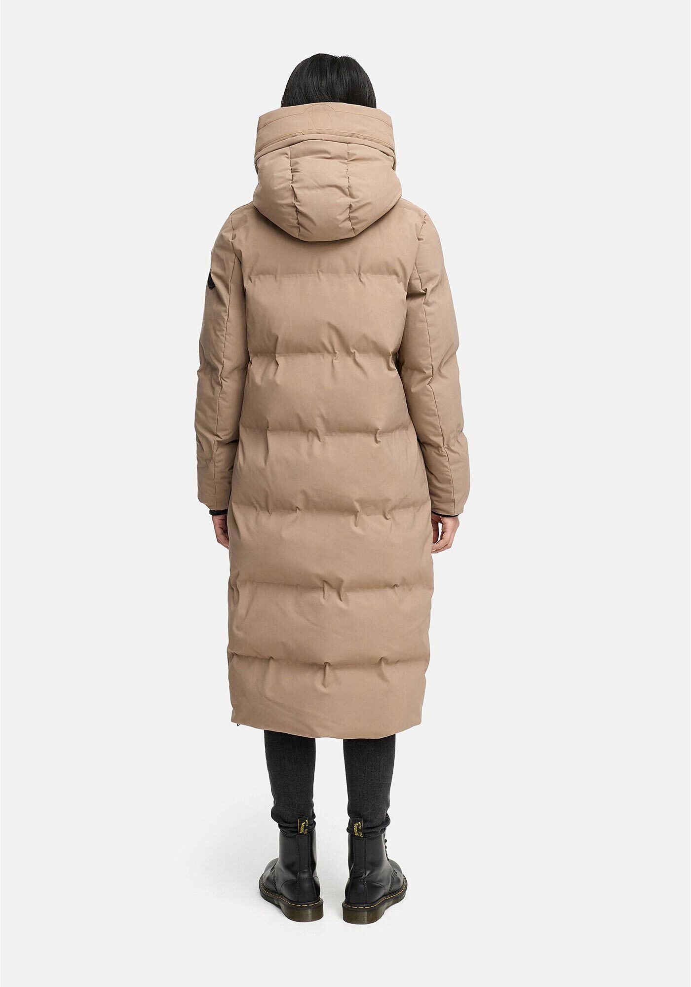 Thumbnail - Marikoo Winterjacke "Tikoraa" mit extra langem Schnitt und hohem Kragen