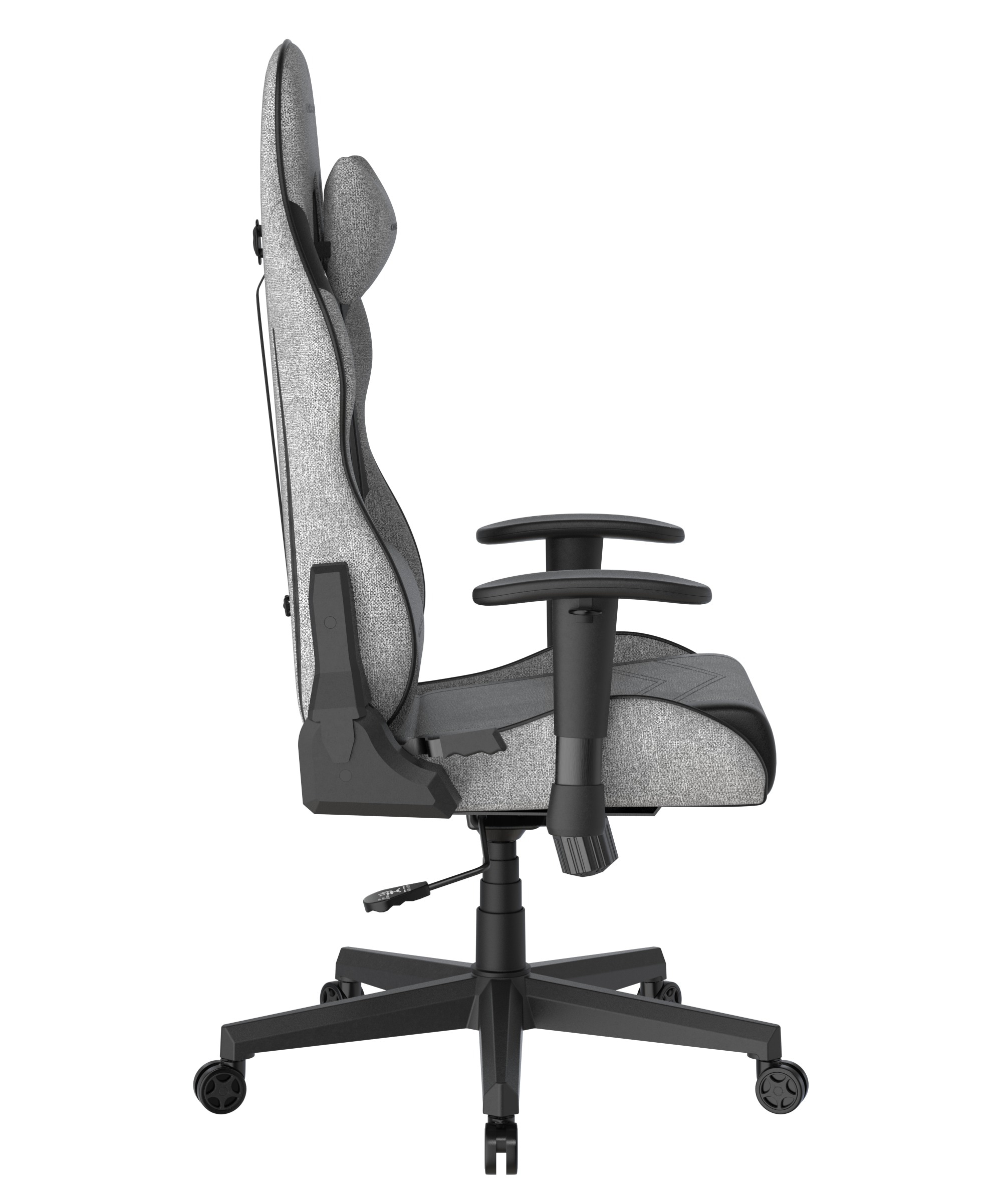 DXRacer Gaming-Stuhl »Prince Gaming Chair Regular L, Stoff, PVC, grau schwarz«