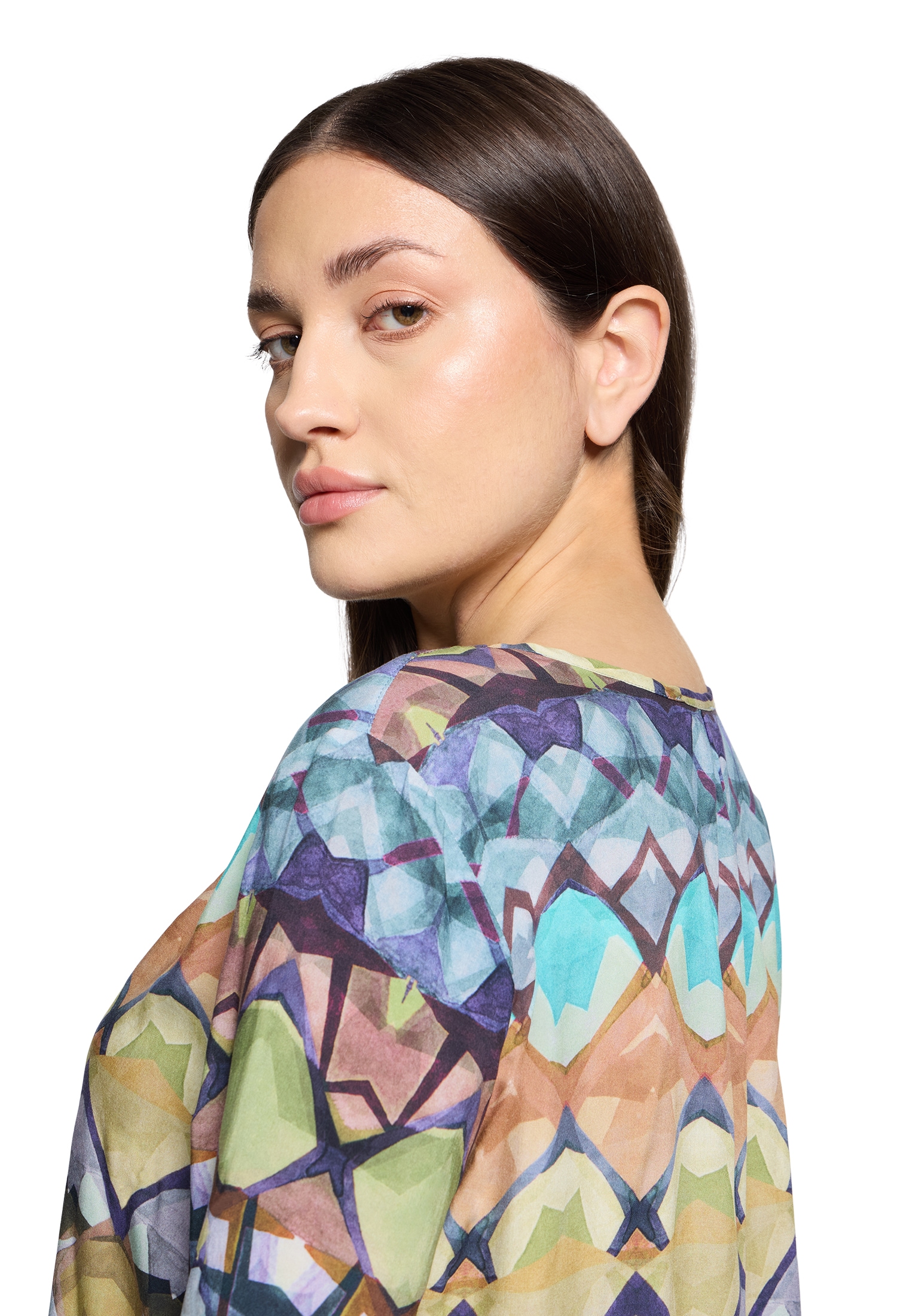 Cartoon Schlupfbluse »Damen mit Muster«