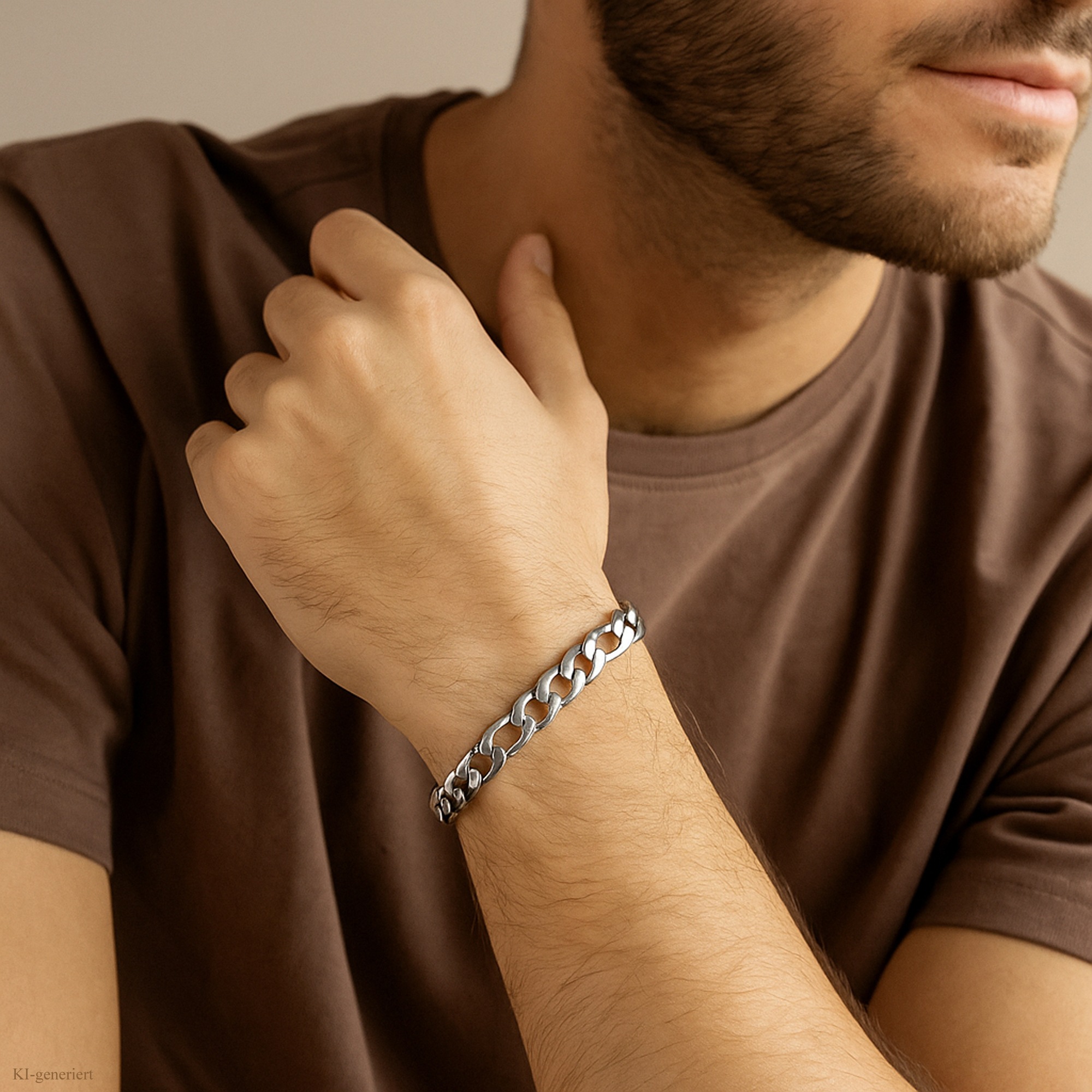 Steuer Armband »Figaro glanz«