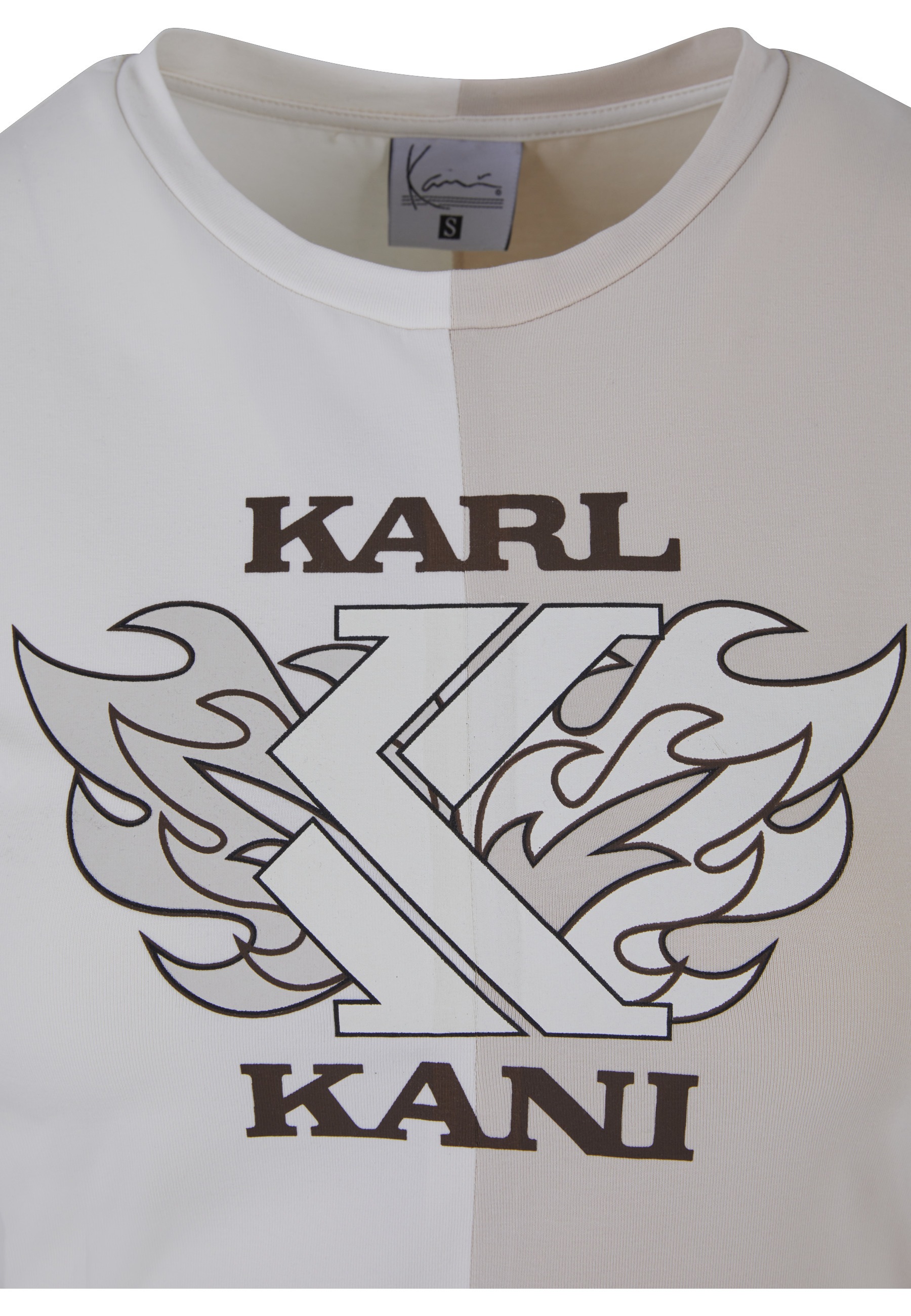 Karl Kani T-Shirt »Karl Kani Damen KW224-014-1 KK Retro Block Crop Tee« 1 Stk.